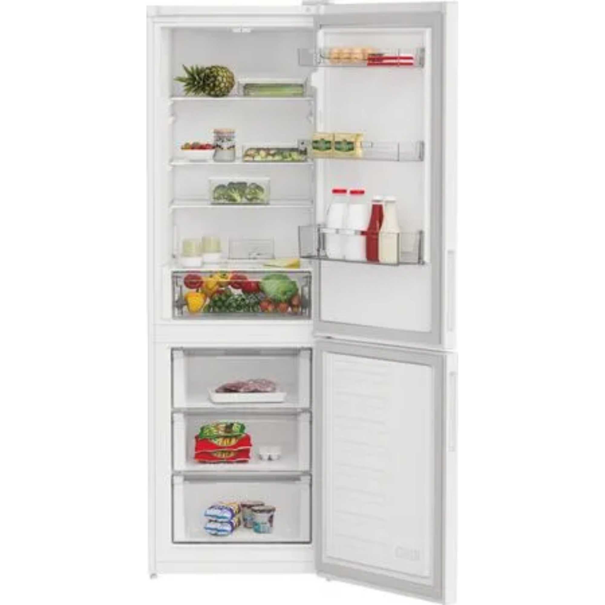 INKS 1361 W4UK 343l Low Frost 60/40 Fridge Freezer - White