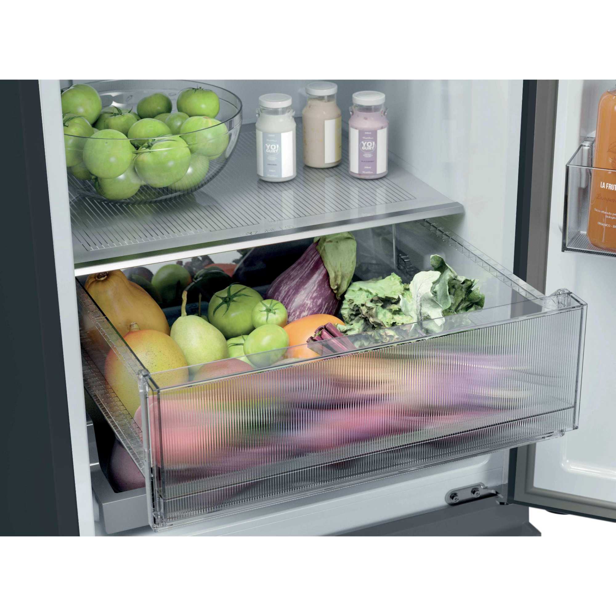 3D 55 Series 3 Fridge Freezer 60/40 NoFrost - Black - HTR3518ENMTK