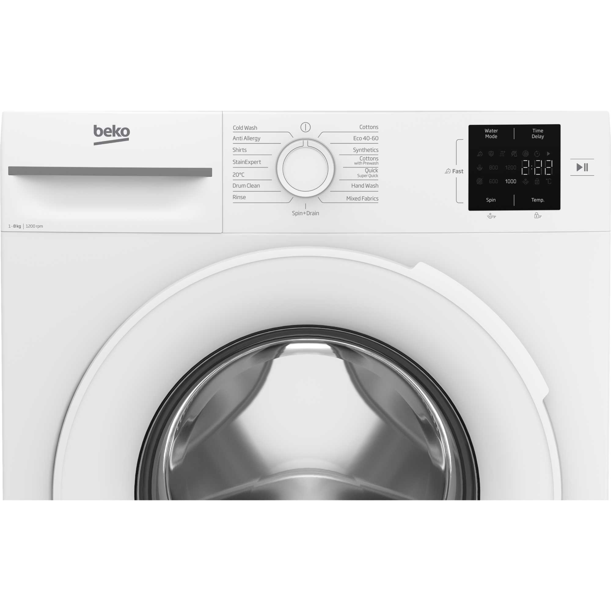 8kg 1200rpm Washing Machine - BMN3WT3821W