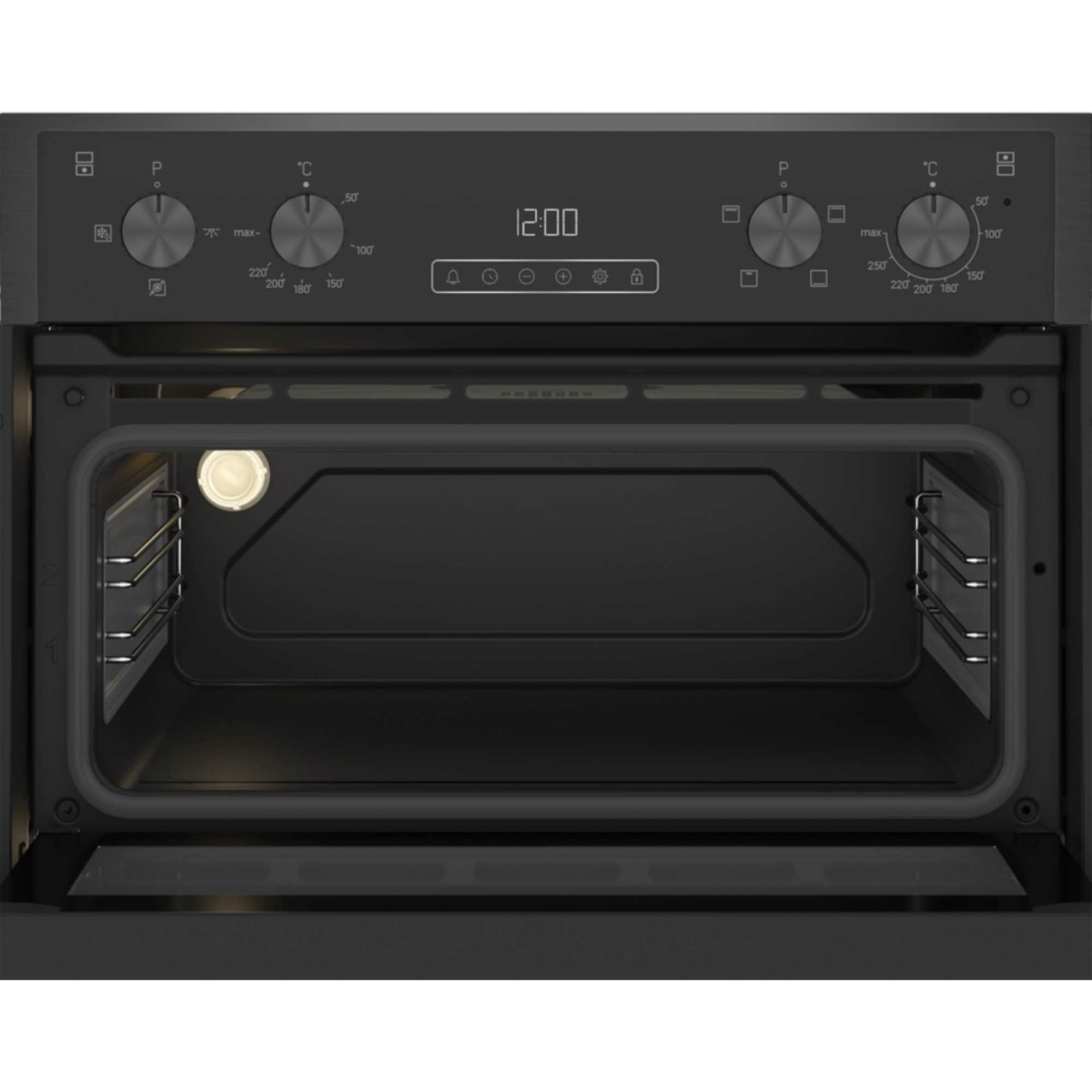 RODN9202DX 90cm Built-In Double Fan Oven with Catalytic Liners