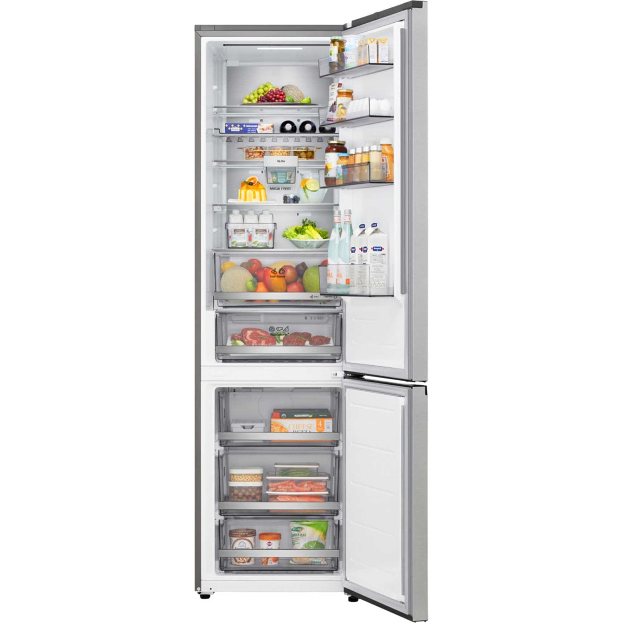GBBSJ10DPY Total No Frost Fridge Freezer with DoorCooling - Silver