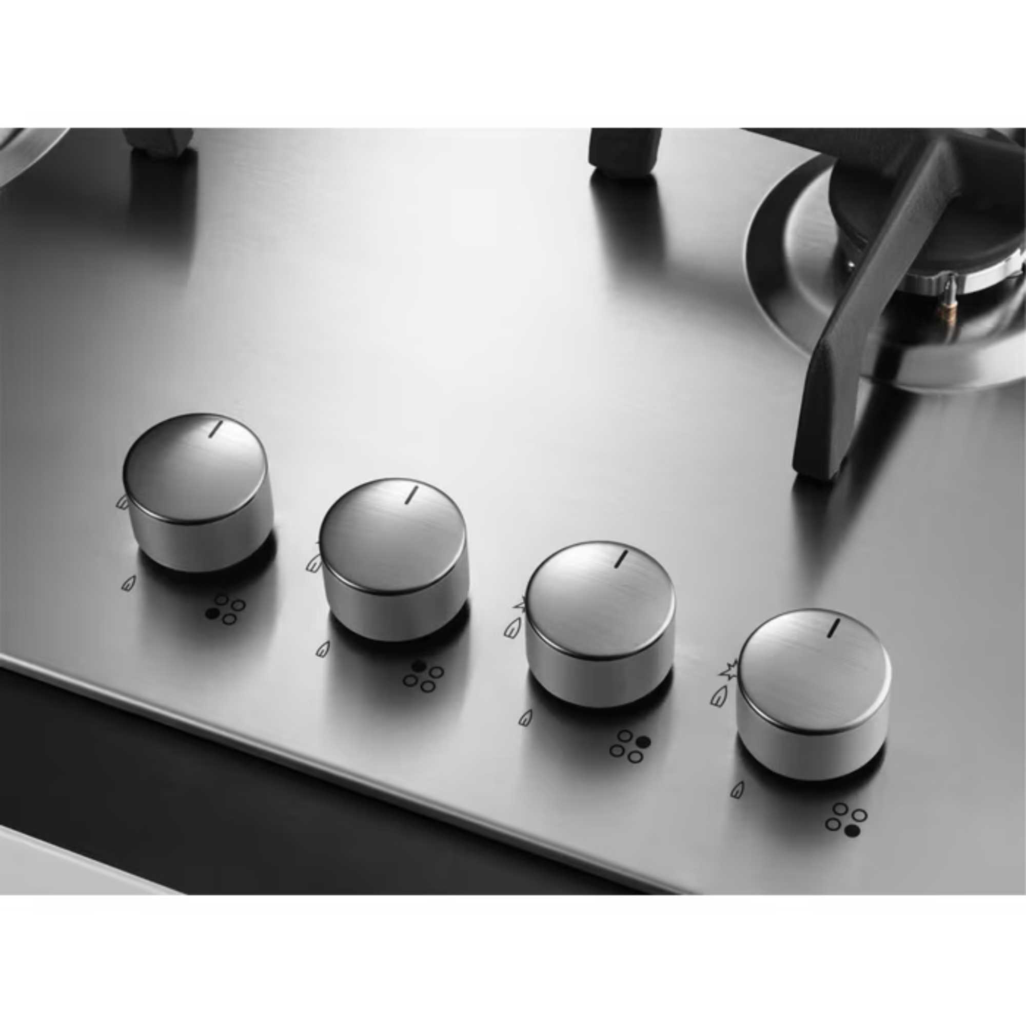 HGX6400SM 60cm 4 Burner Gas Hob - Stainless Steel