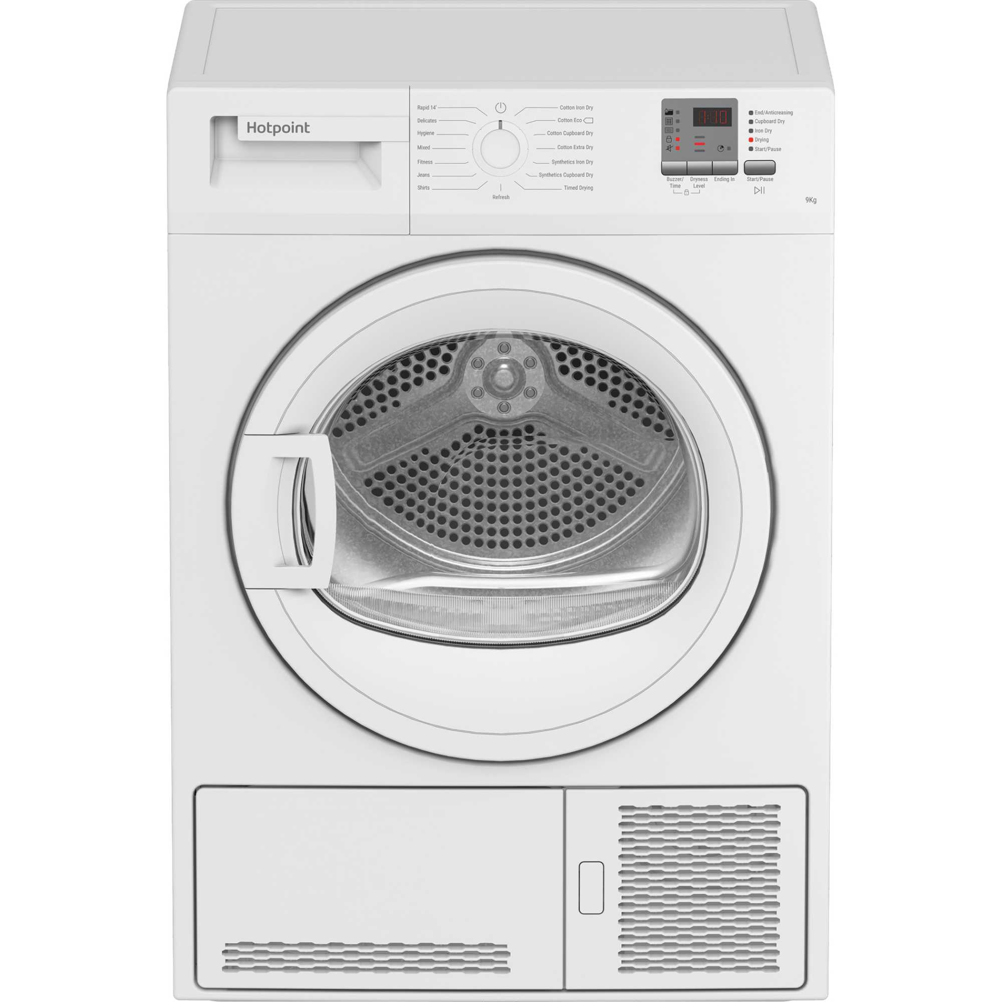 C HD C92 WWGD UK 9kg Condenser Tumble Dryer - White