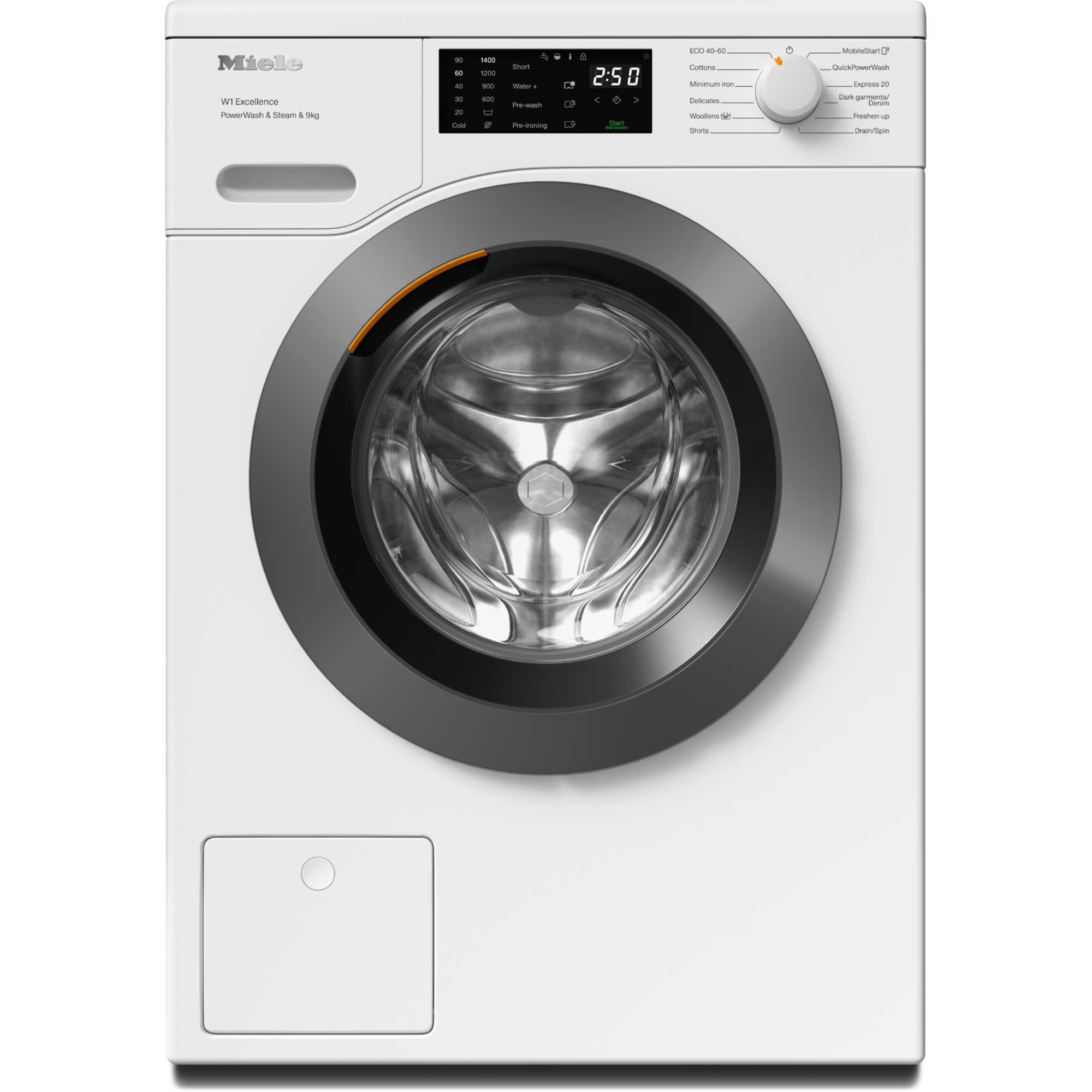 PWash&Steam 9kg 1400rpm Washing Machine - WED385 WCS