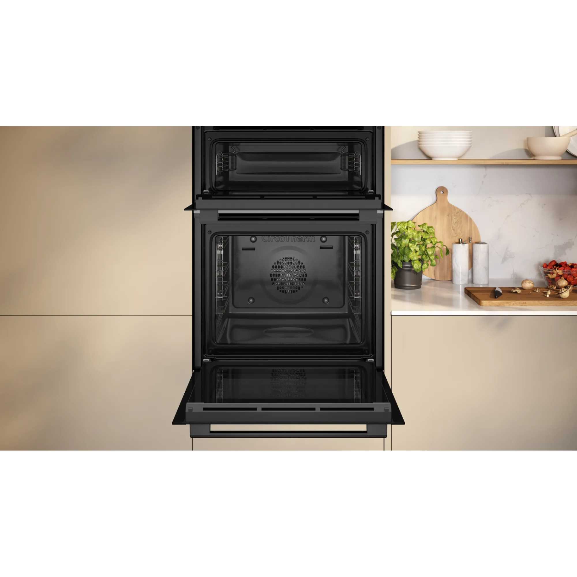 U1ACE2AG3B N 50 CircoTherm Built-In Double Oven - Graphite