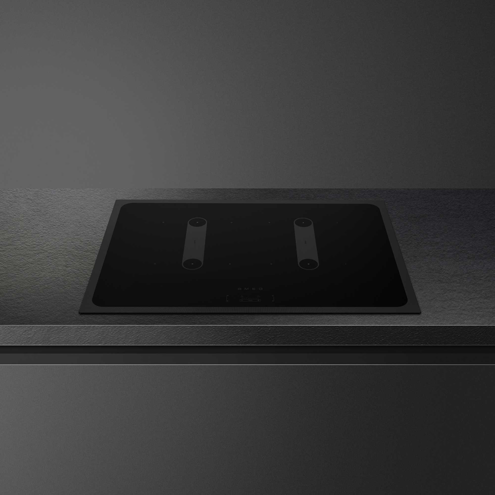 SI2B22741D 75cm Built-In 4 Zone Induction Hob - Black