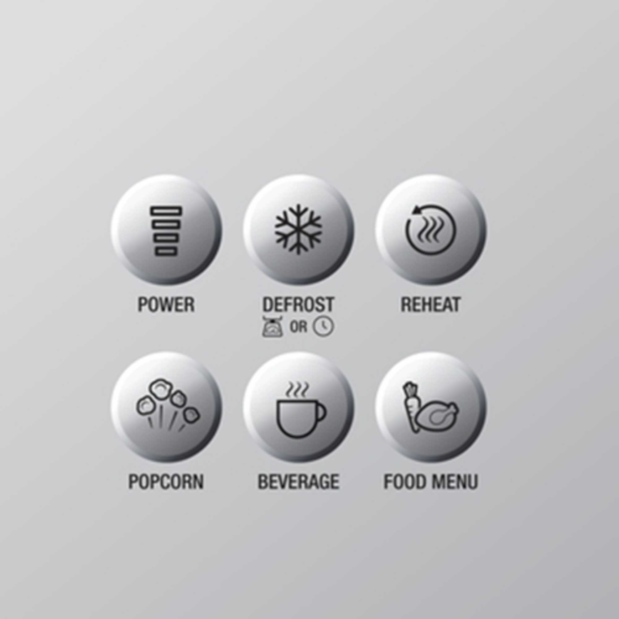 the Compact Wave Soft Close 25l 800W Microwave - Silver