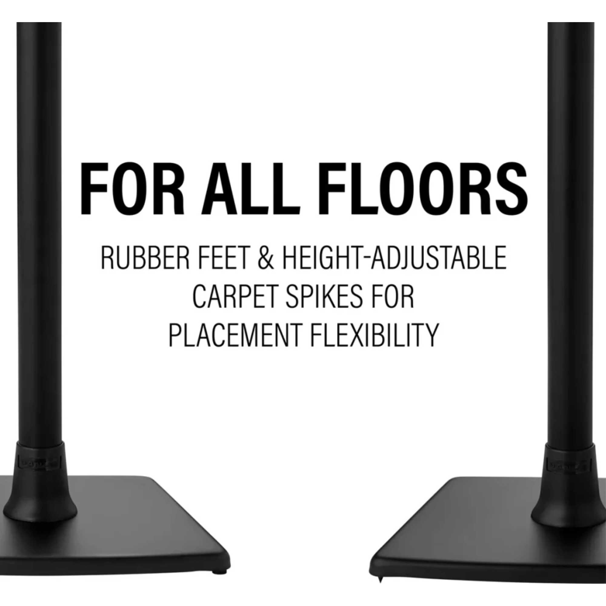 BSSU2-B1 Universal Speaker Stands for Speakers up to 4.5kg