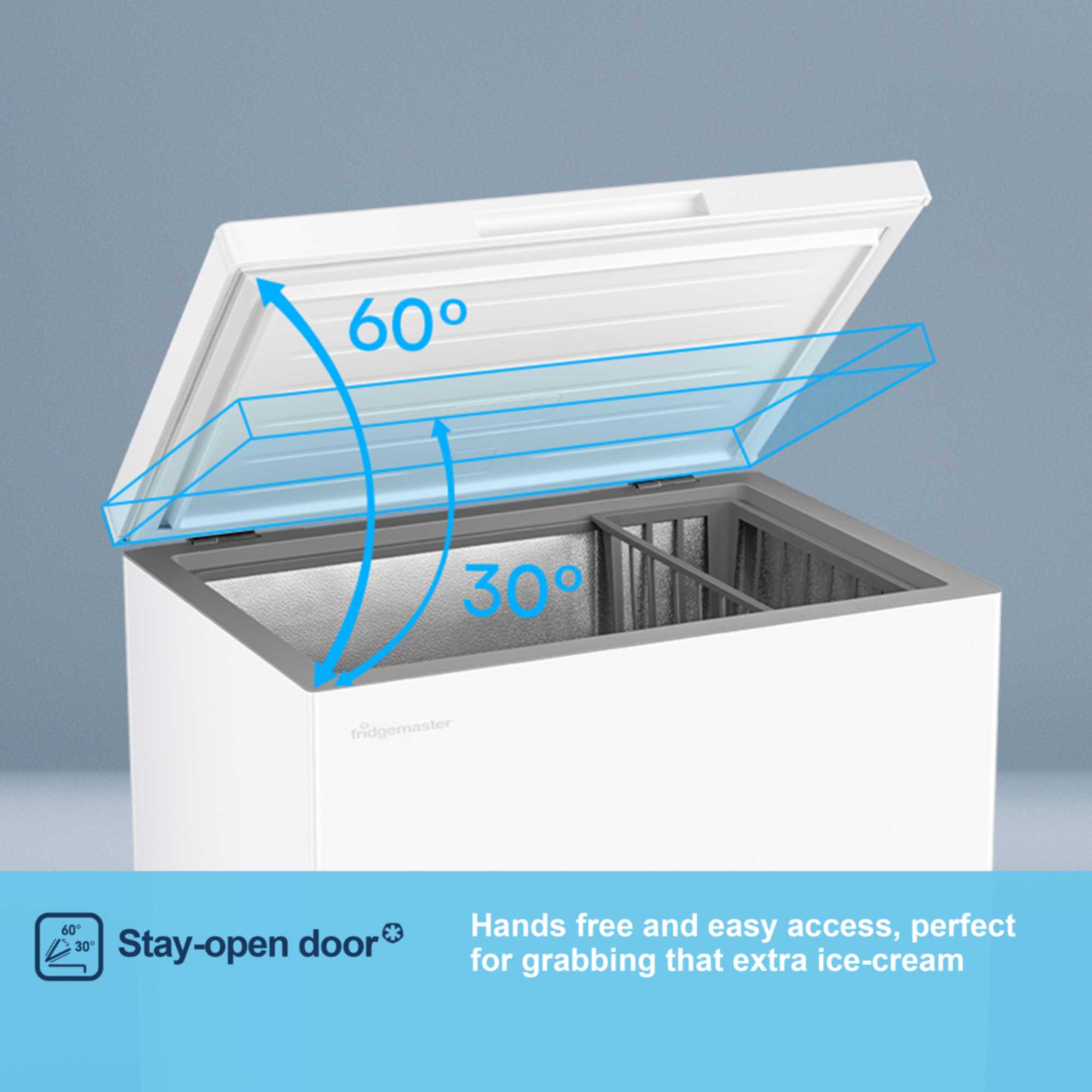 MCF200E 198L Chest Freezer - White