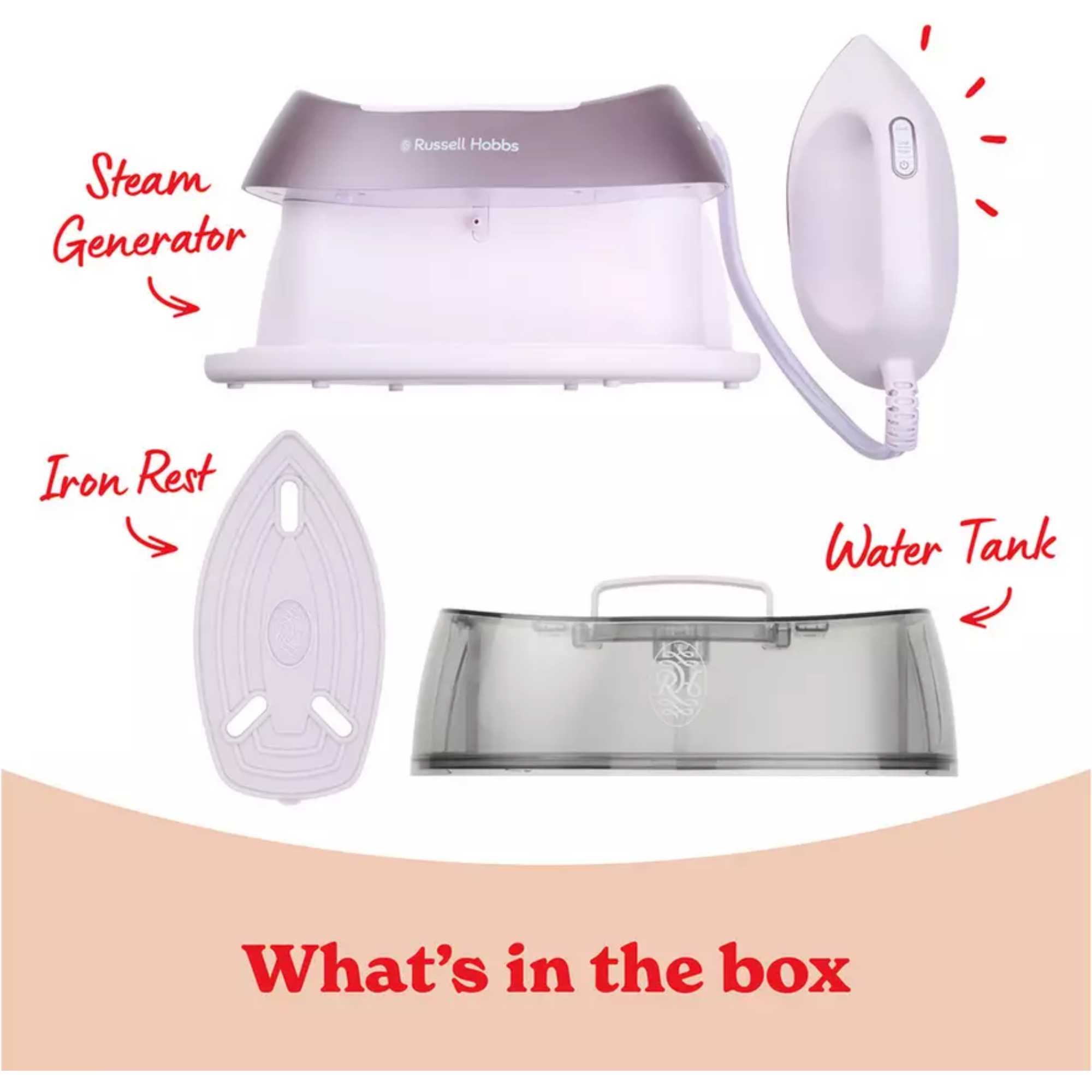 28570 Fabric Luxe Lilac Steam Generator