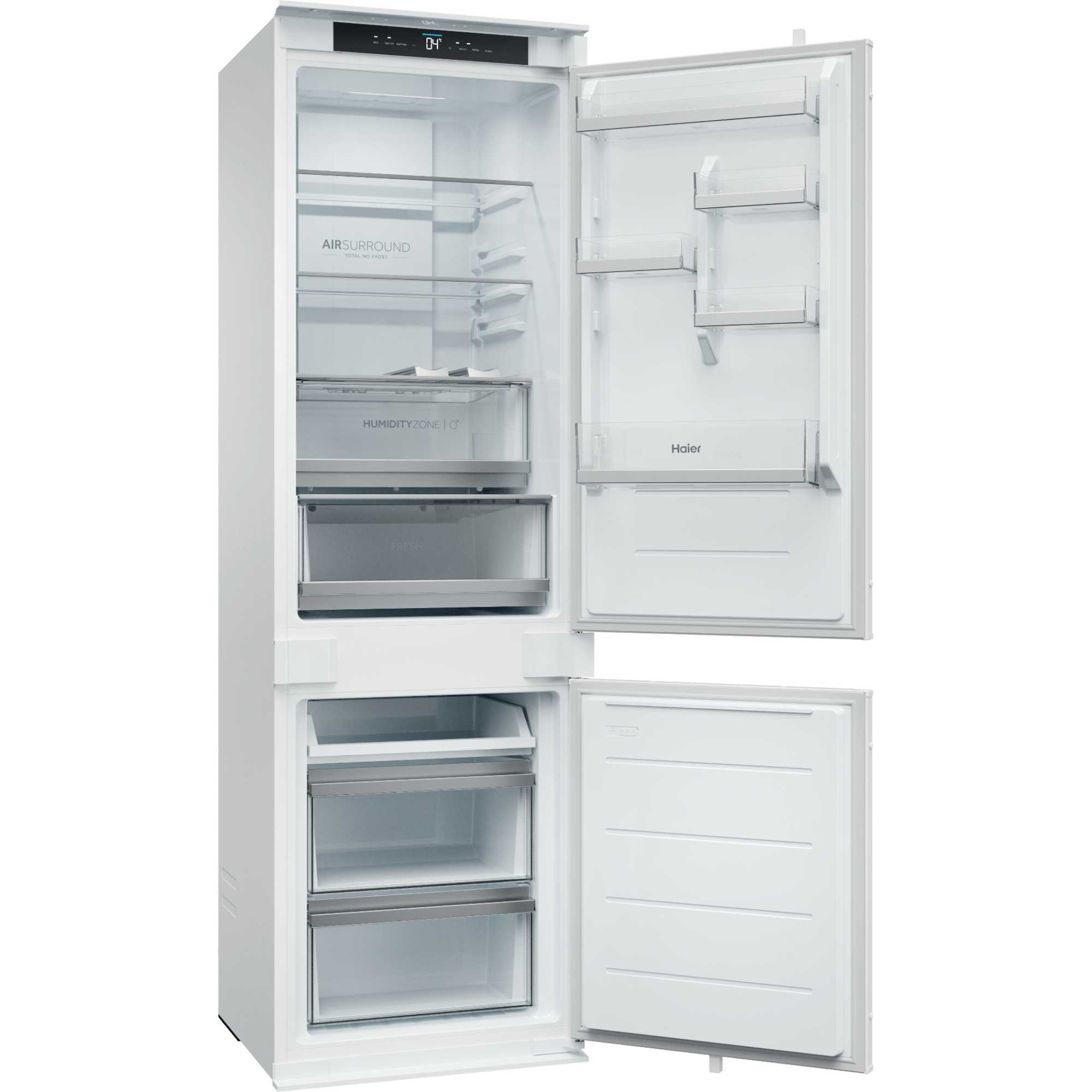 ID Titanium 2 Built-In Fridge Freezer 70/30 Total No Frost - White - HBQW5518EK