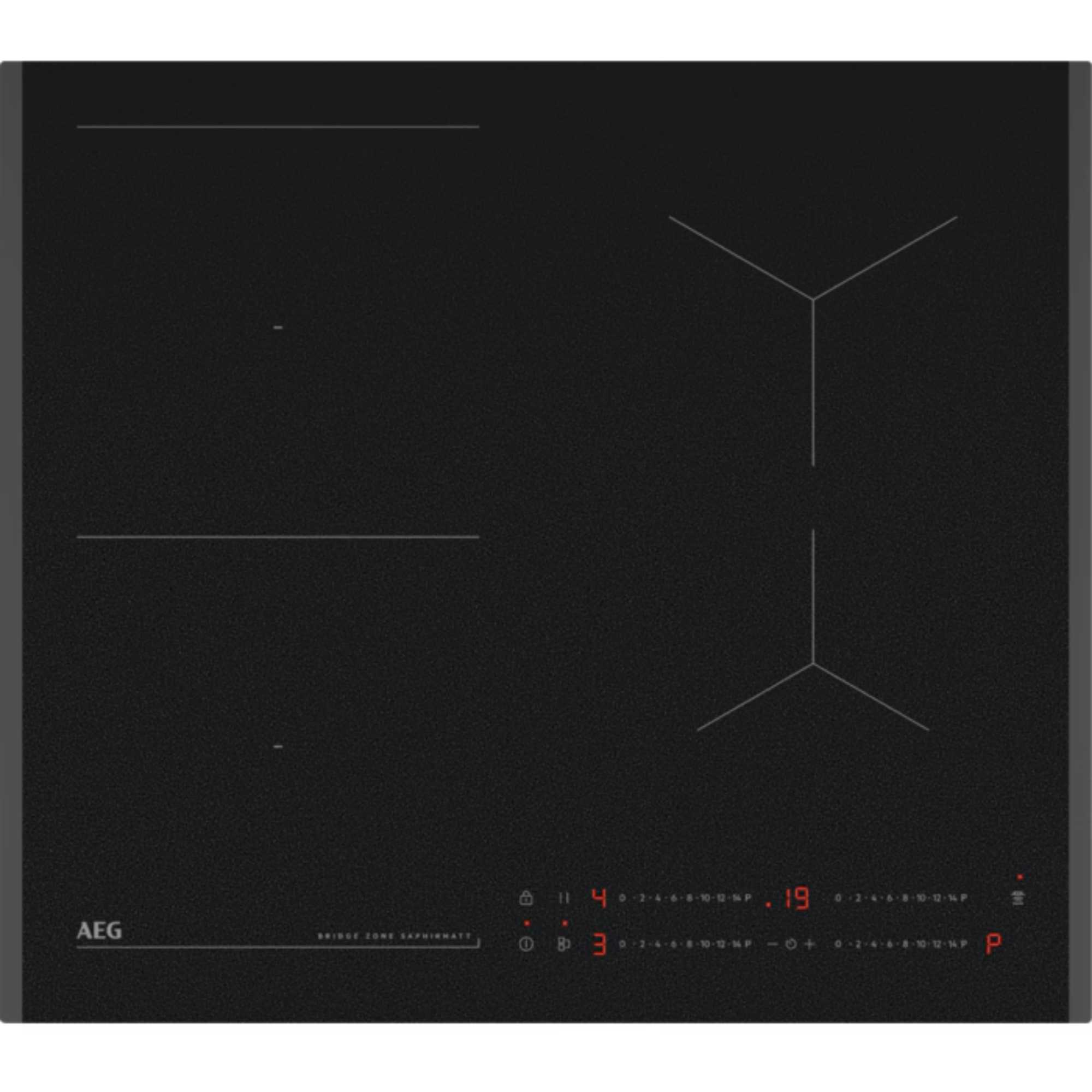 TO64IB00FZ 6000 4 Zone 60cm SaphirMatt Induction Hob - Black