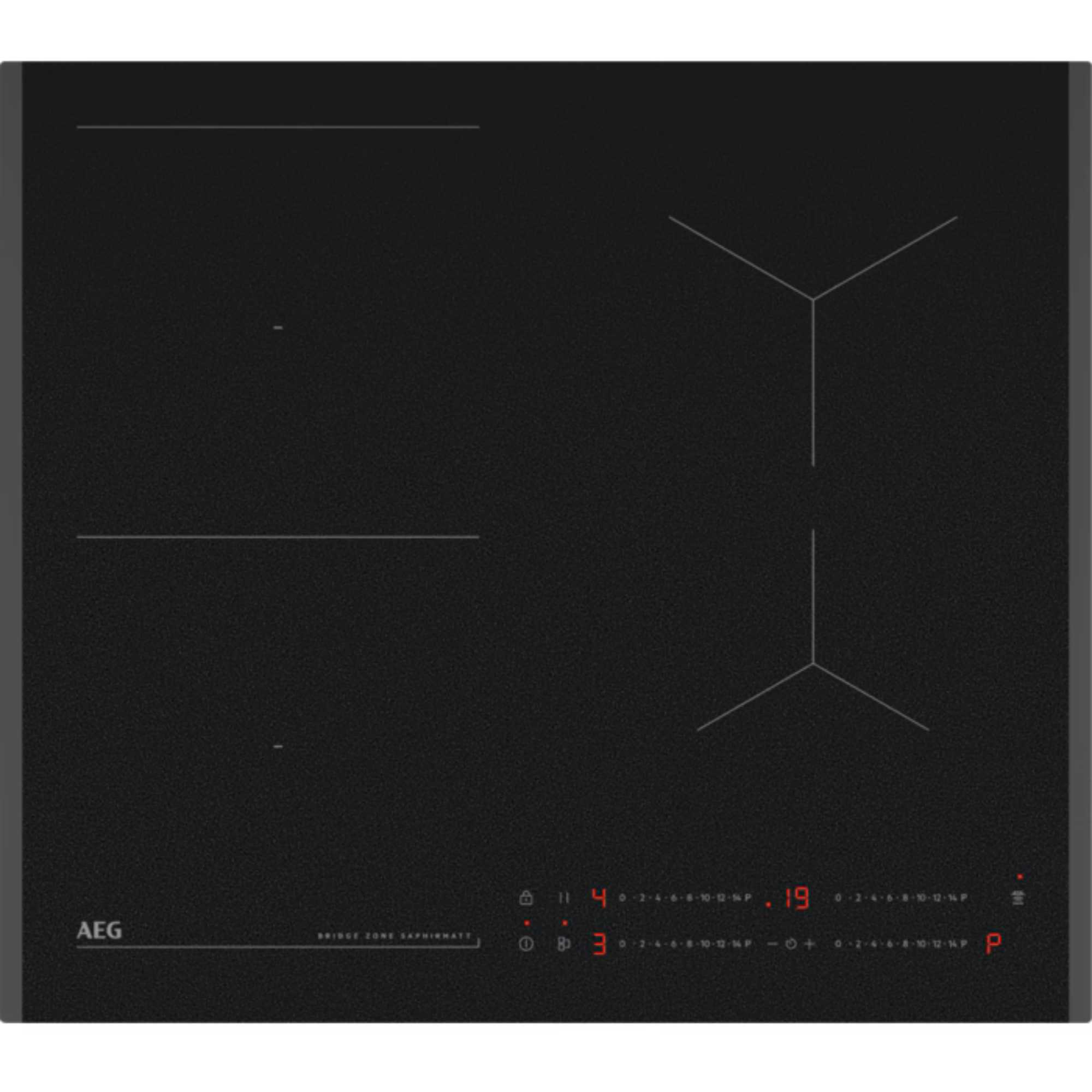TO64IB00FZ 6000 4 Zone 60cm SaphirMatt Induction Hob - Black