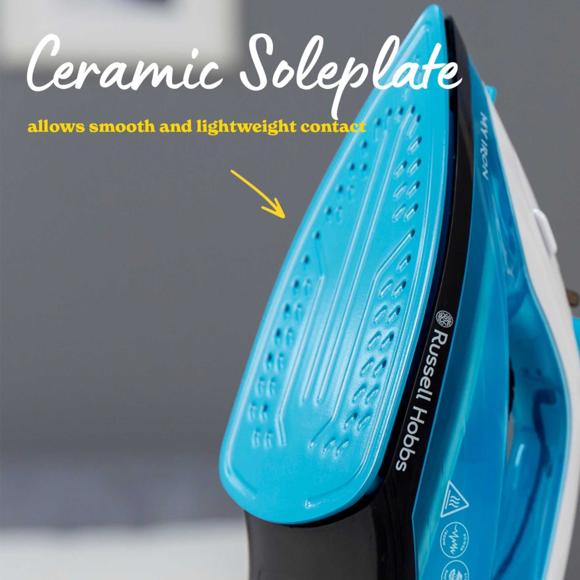 25580 My Iron 1800w Ceramic Soleplate - White/Blue