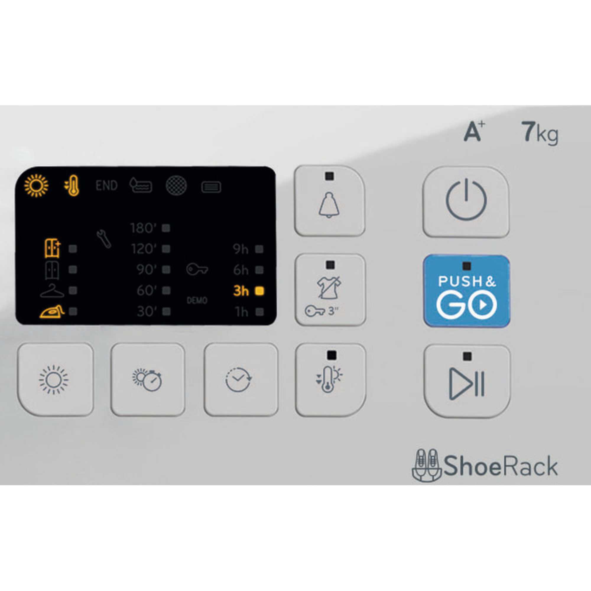 YT M10 71 R UK Push&Go 7kg Heat Pump Tumble Dryer - White