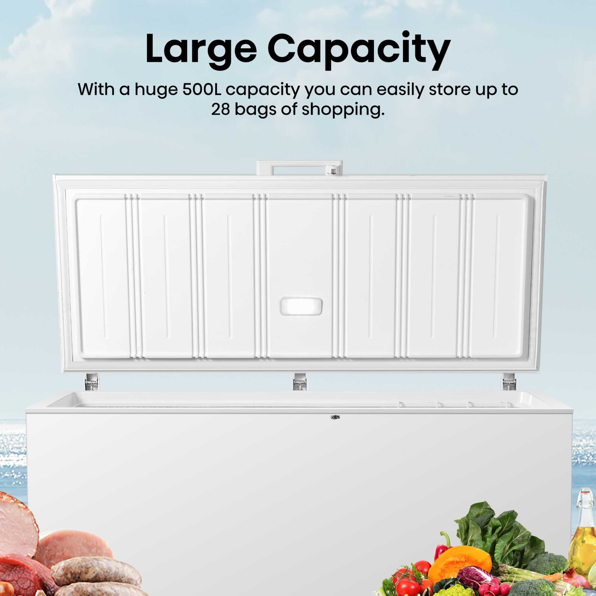 FC650D4AWLYE 500L Chest Freezer