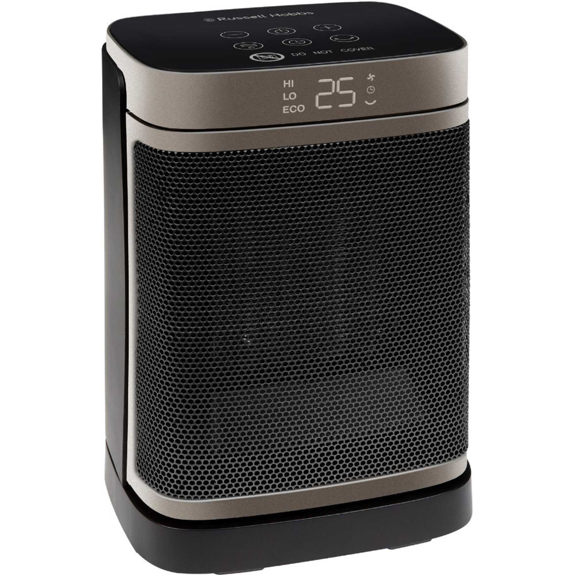 RHCH2001G Ceramic Fan Heater - Black & Gold