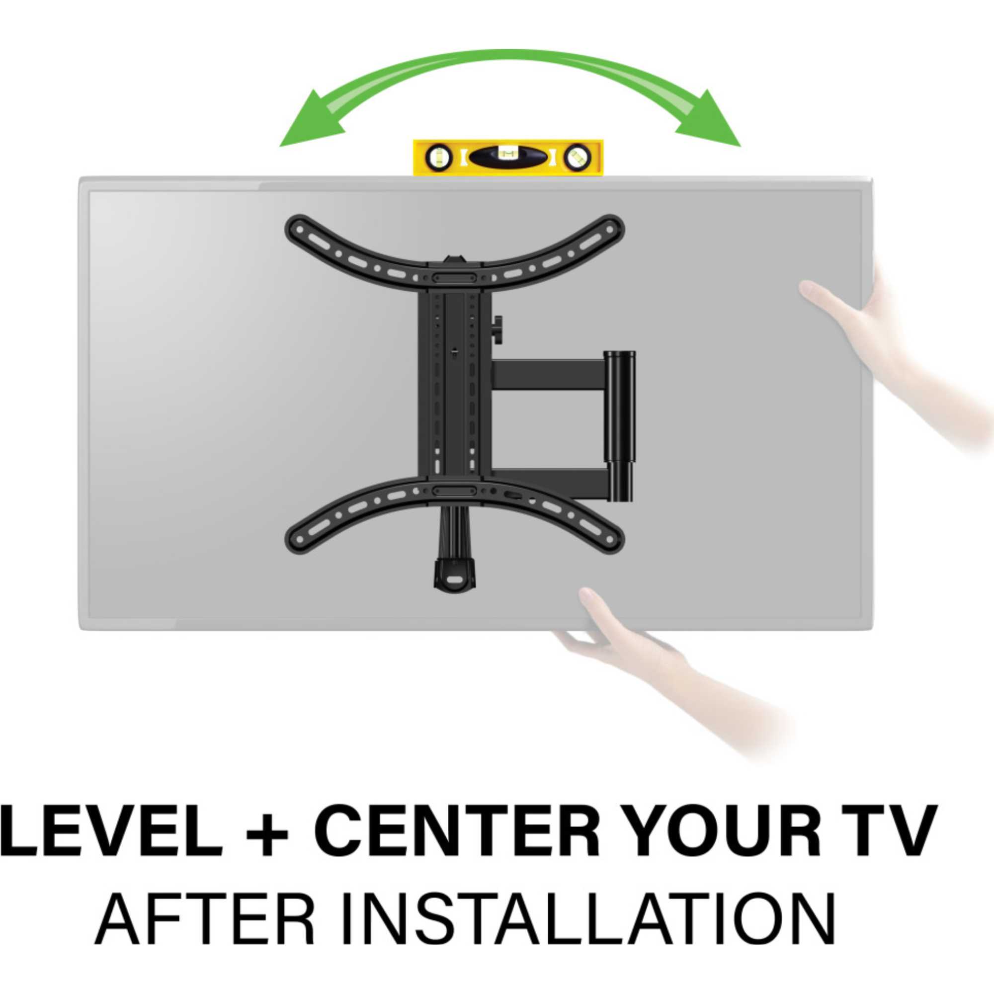 FMF418KIT VuePoint Full-motion TV Mount with 3m 4K HDMI Cable - Black