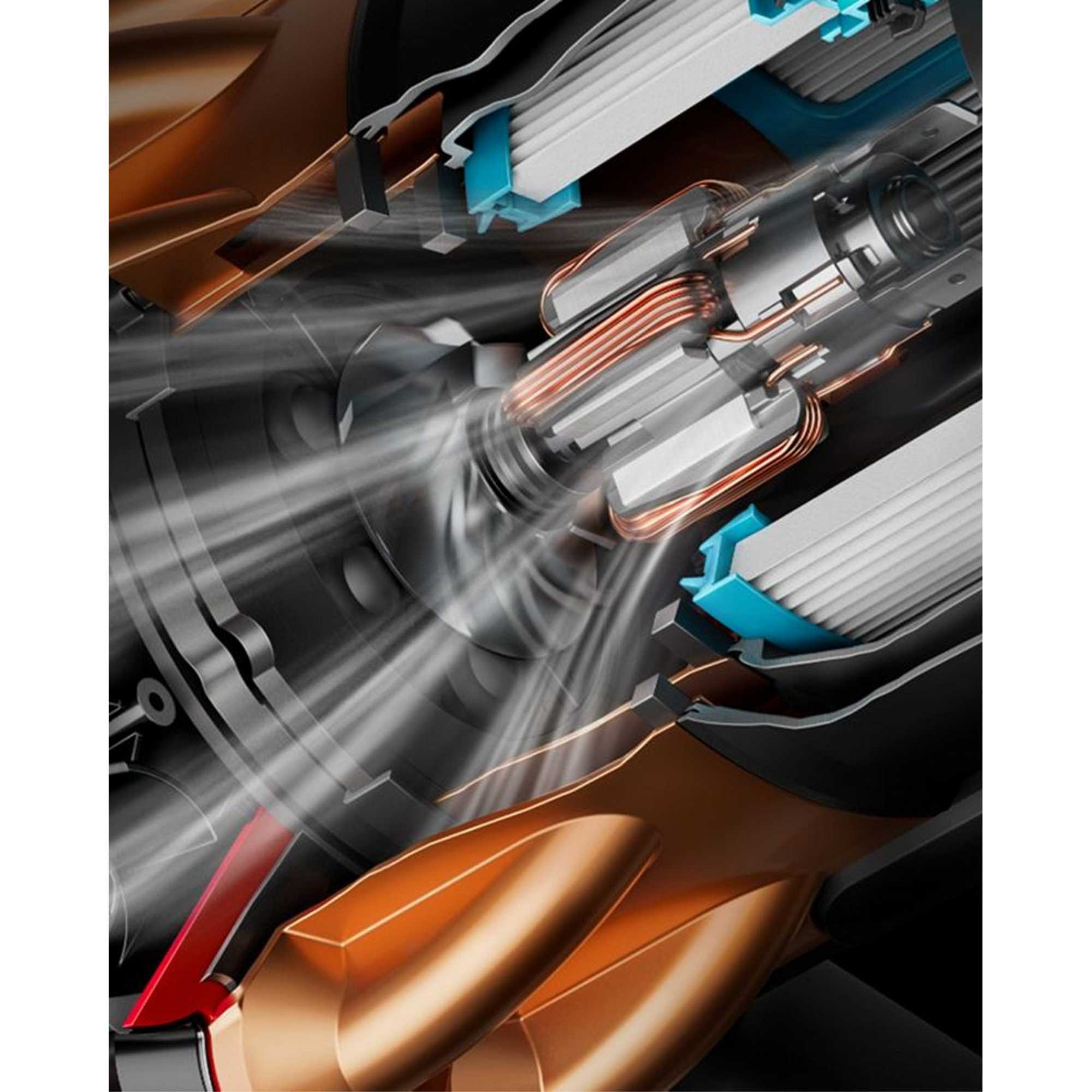 V16 Piston Animal Cordless Vacuum, Black/Copper