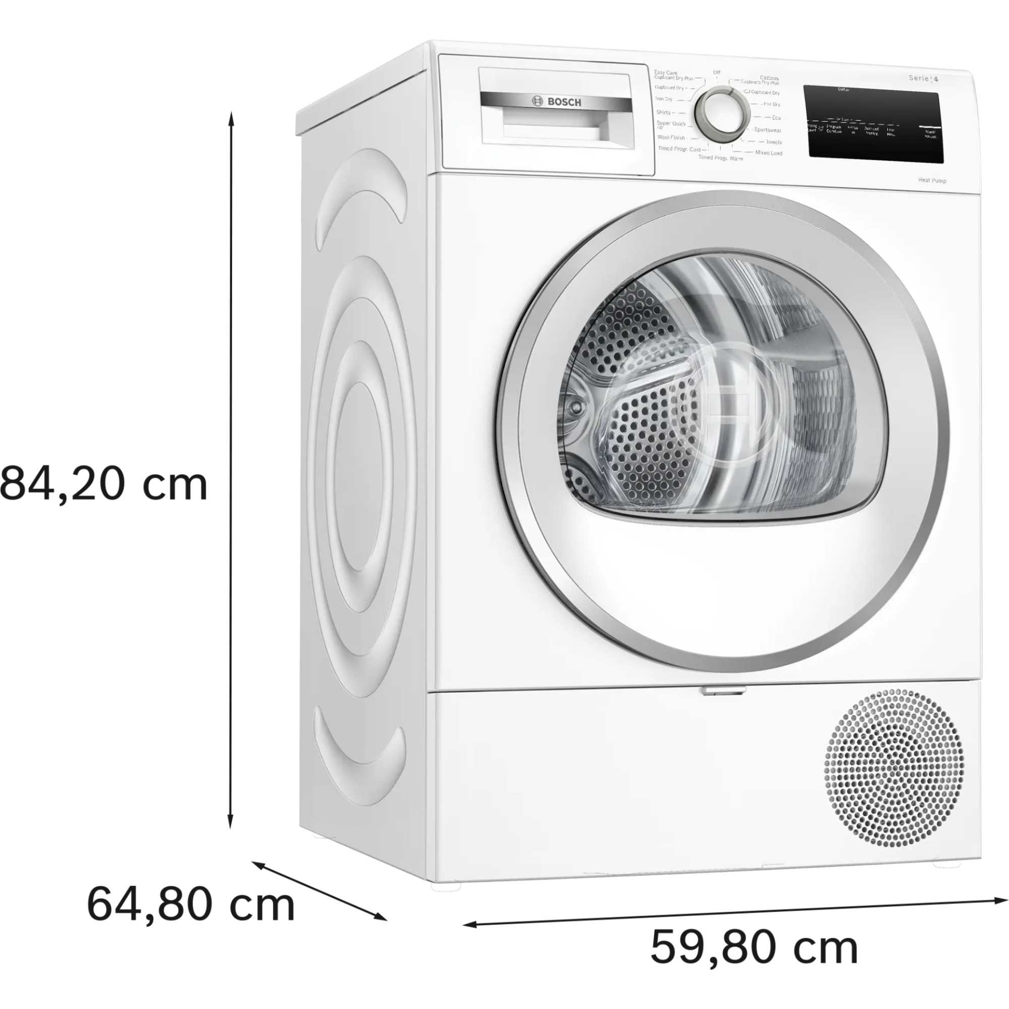 WTH85224GB Series 4 8kg Heat Pump Tumble Dryer - White