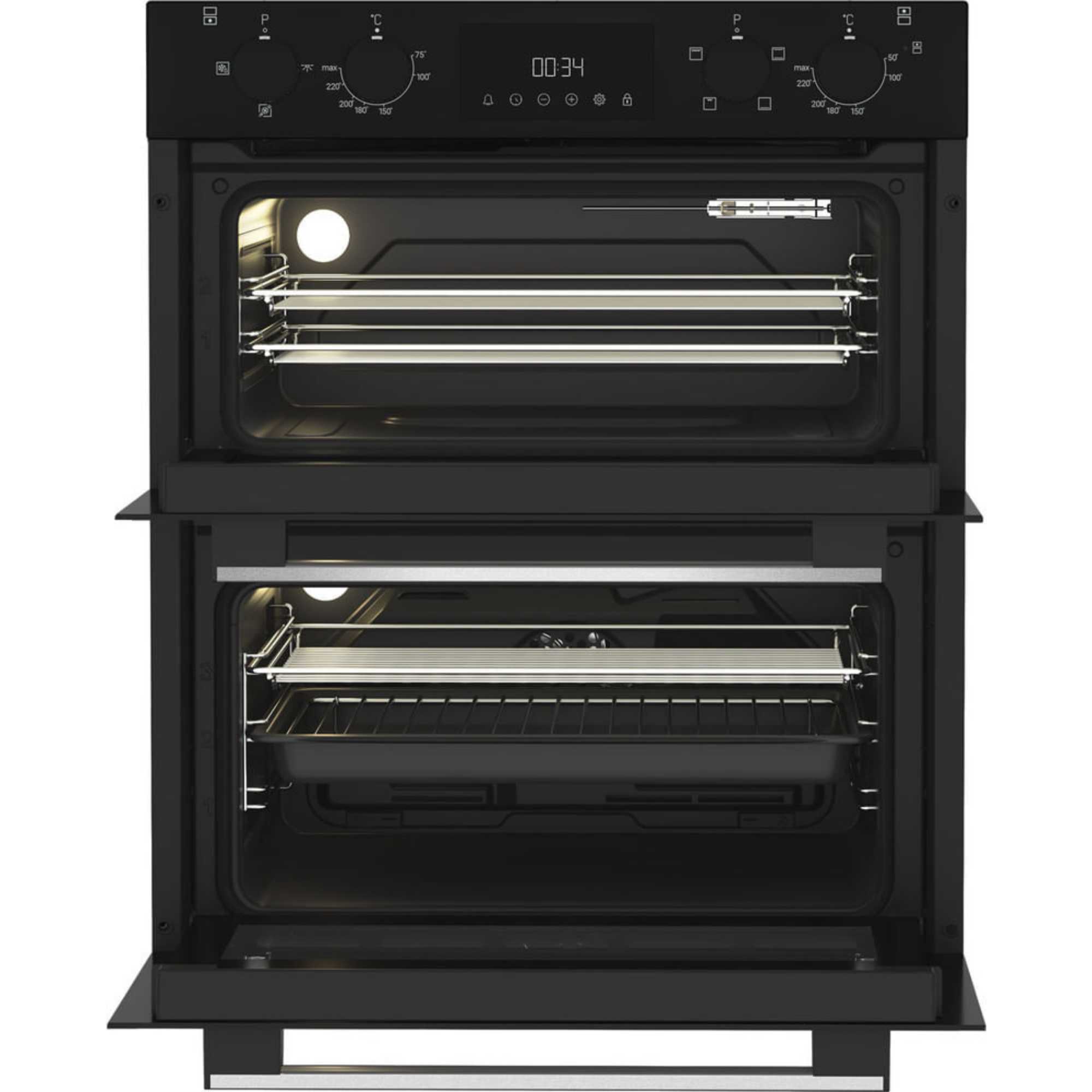 DUH 10D B Built-Under Electric Fan Double Oven - Black