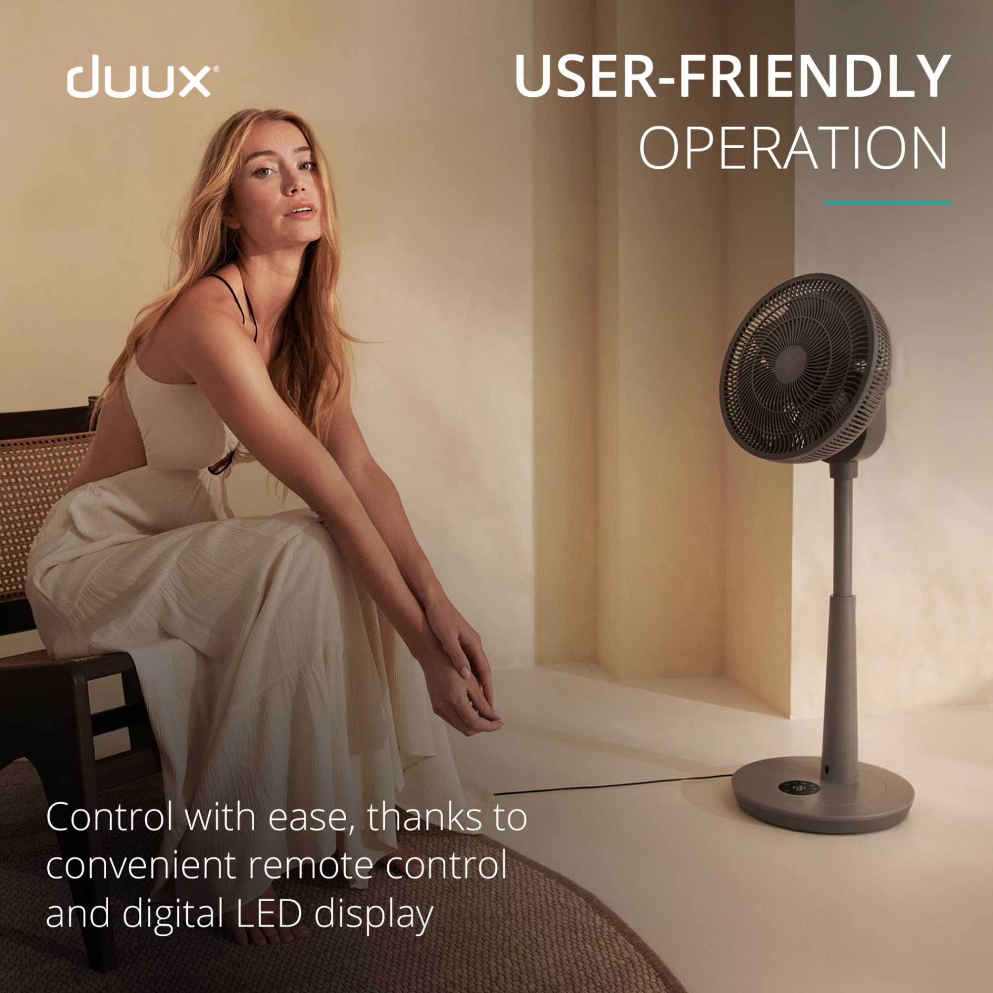 DXCF220UK Whisper Fan 3 - Grey