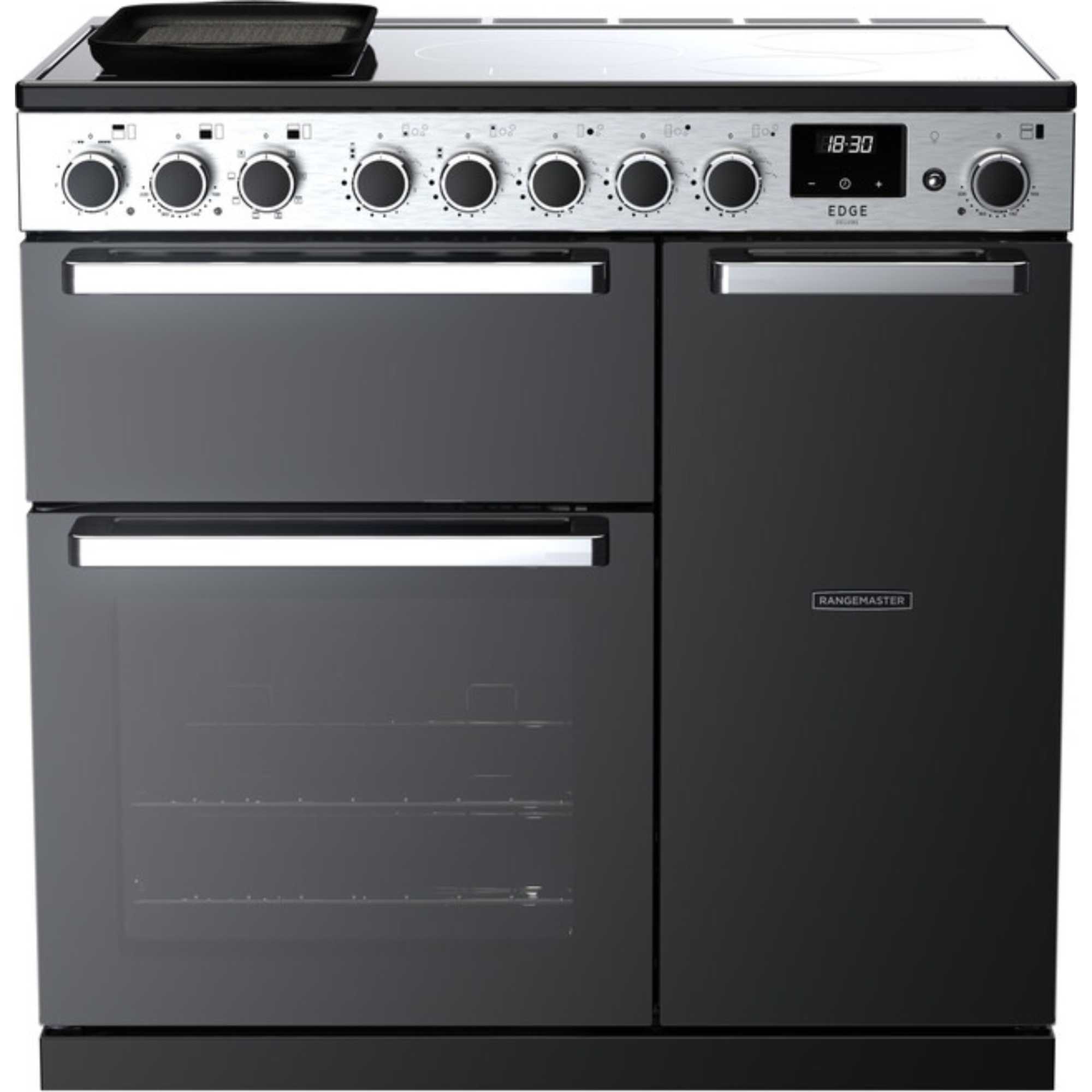 Edge Deluxe 90 90cm Electric Range Cooker - EDDL90EIGBLK/CM1