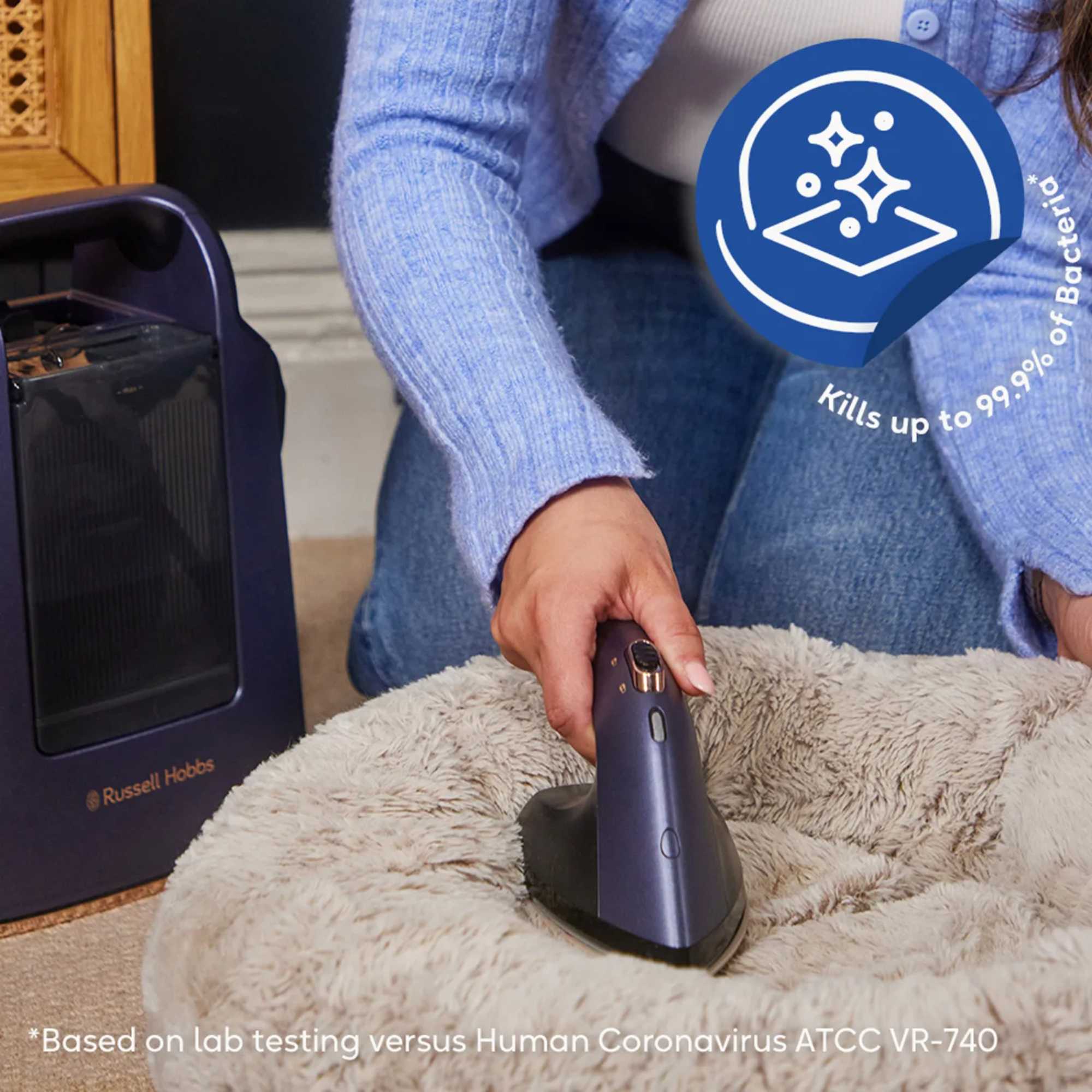 27600 Steam Genie Maestro 2-in-1 Handheld Steamer - Blue