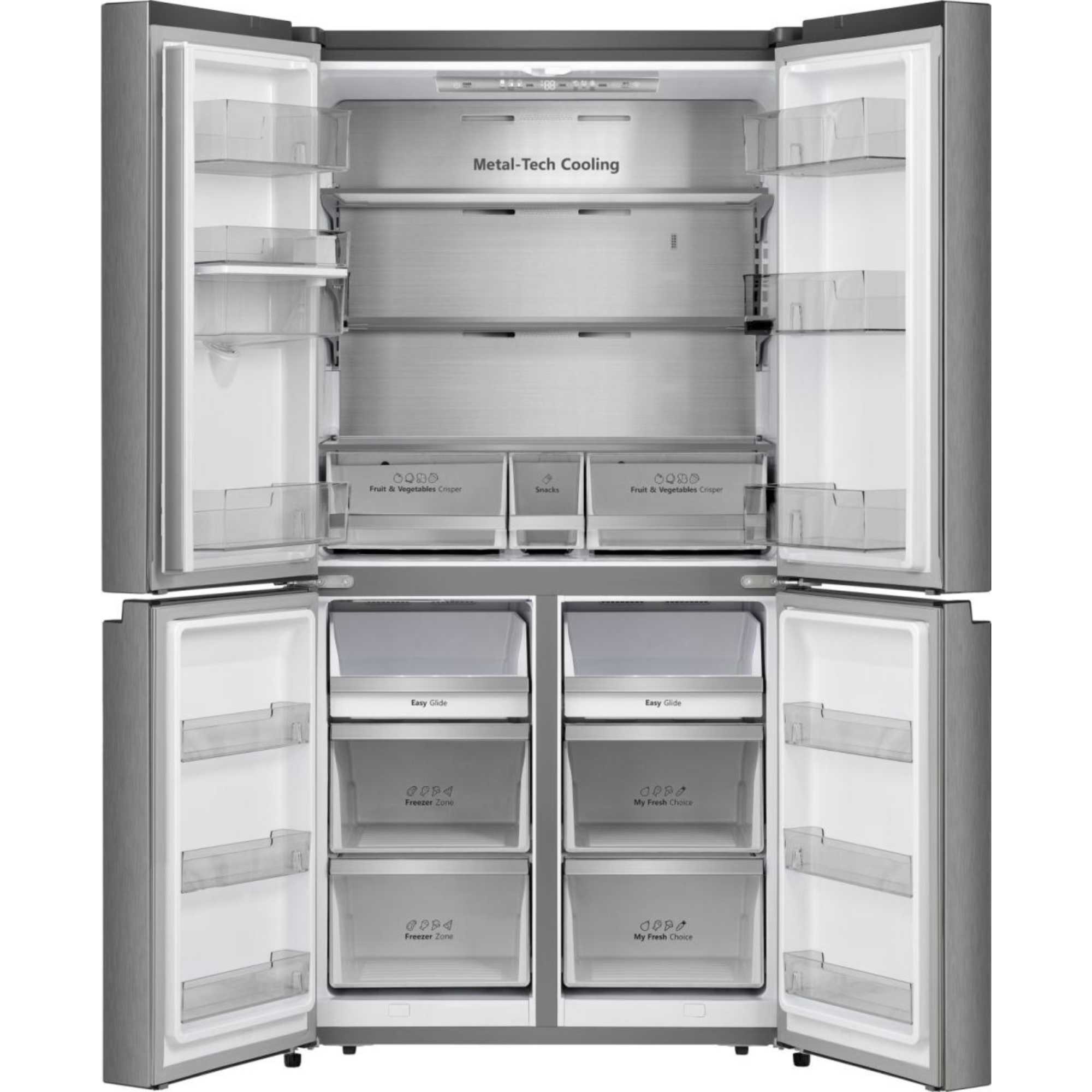 RQ758N4SWSE 606L American Fridge Freezer Total No Frost - Stainless Steel