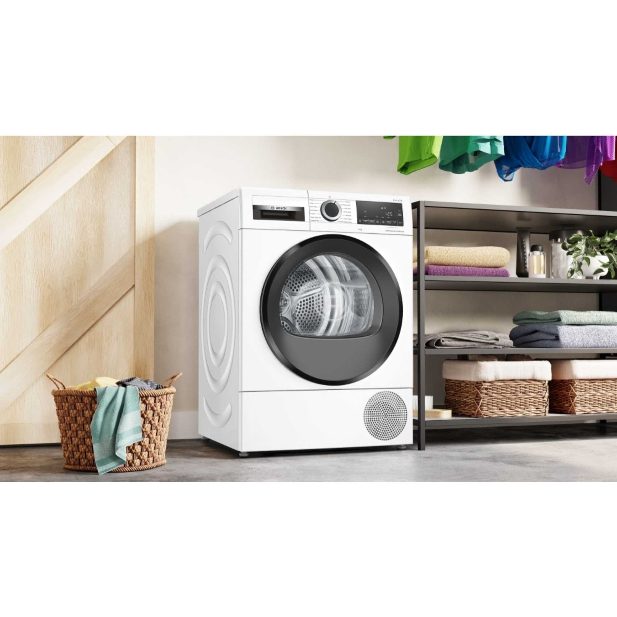 Series 6 WQH246D9GB 9kg Heat Pump Dryer with LED Display - White