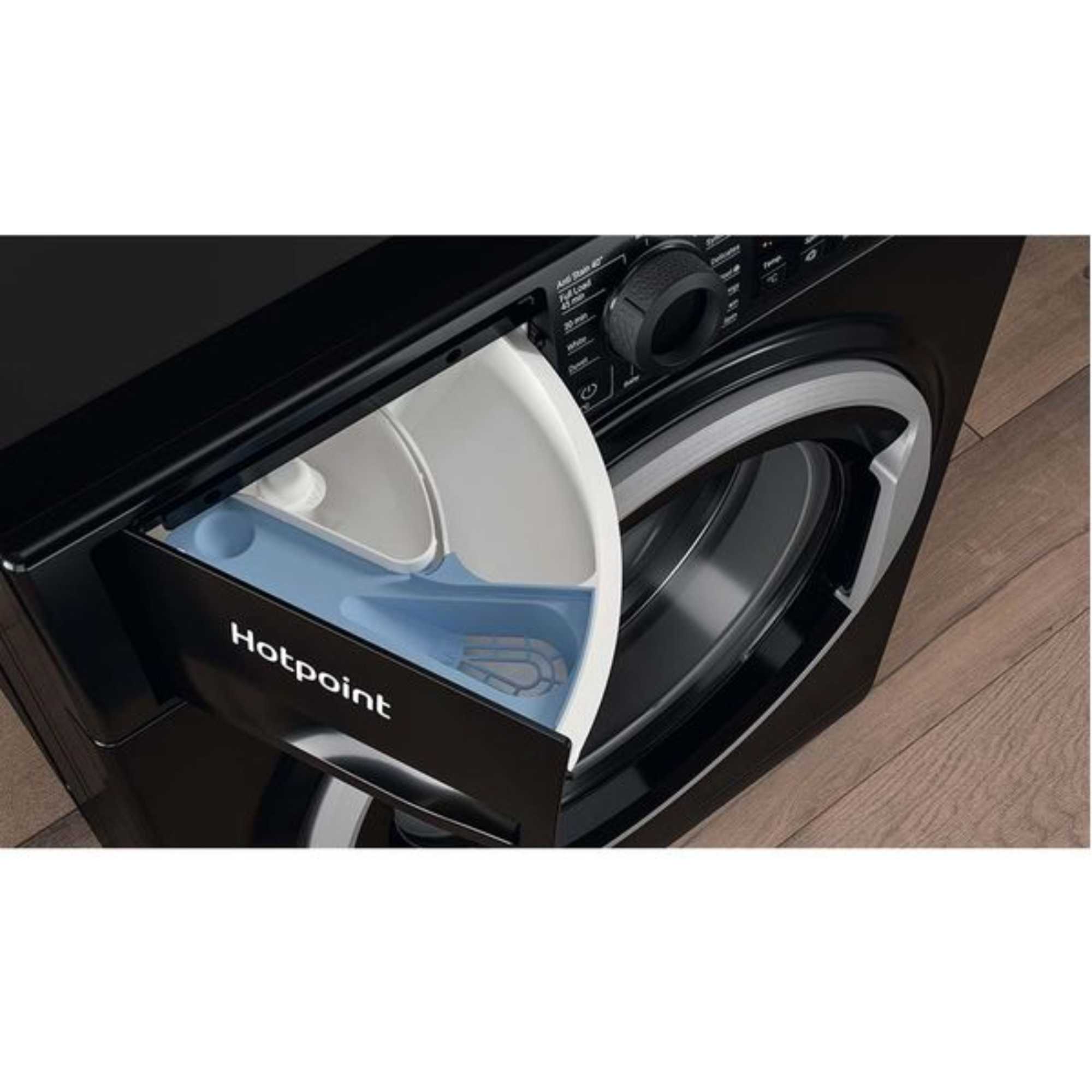 H101B ANTI STAIN UK 10kg Washing Machine 1400rpm - Black