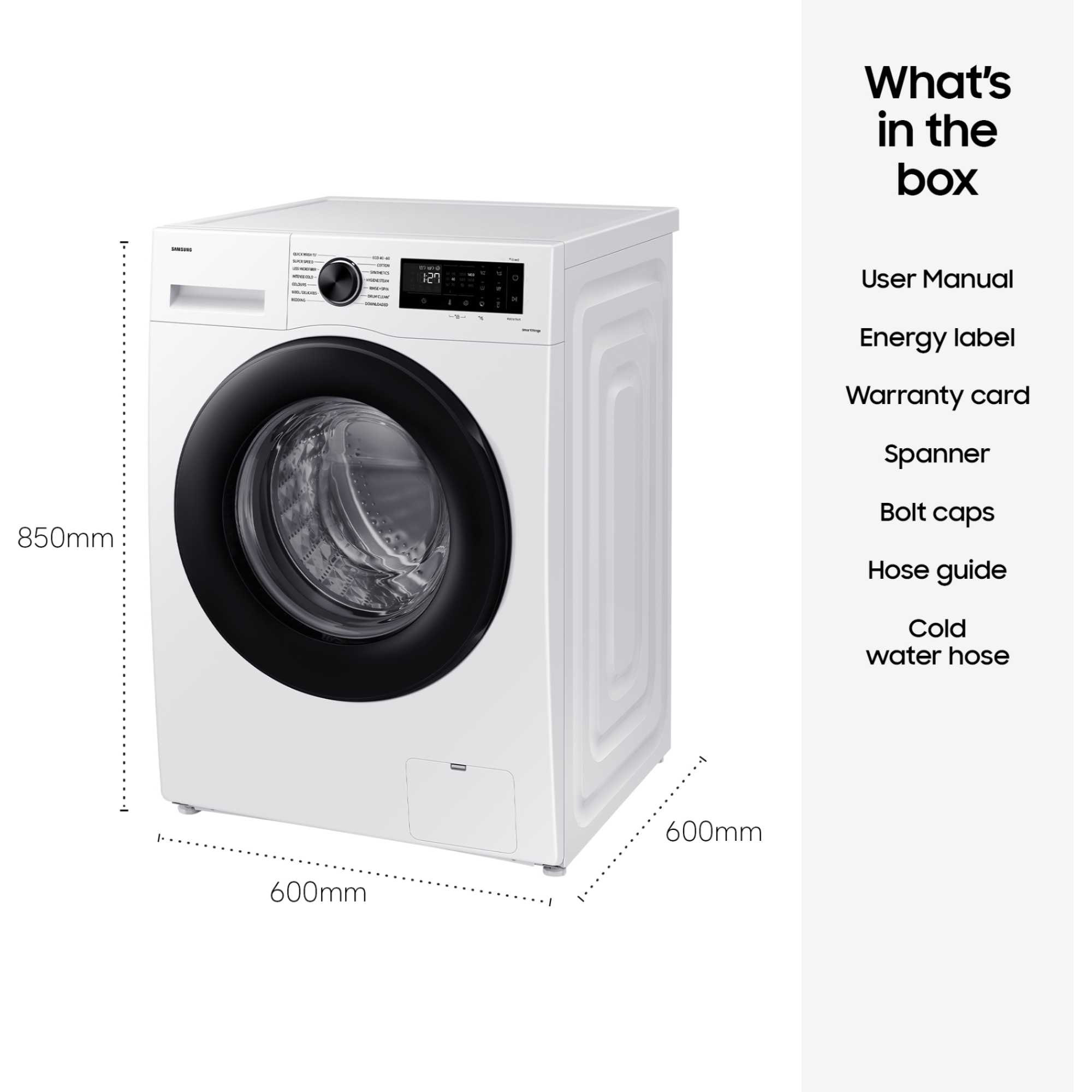 Series 5 AI 11kg 1400rpm Washing Machine - WW11DG5B25AEEU