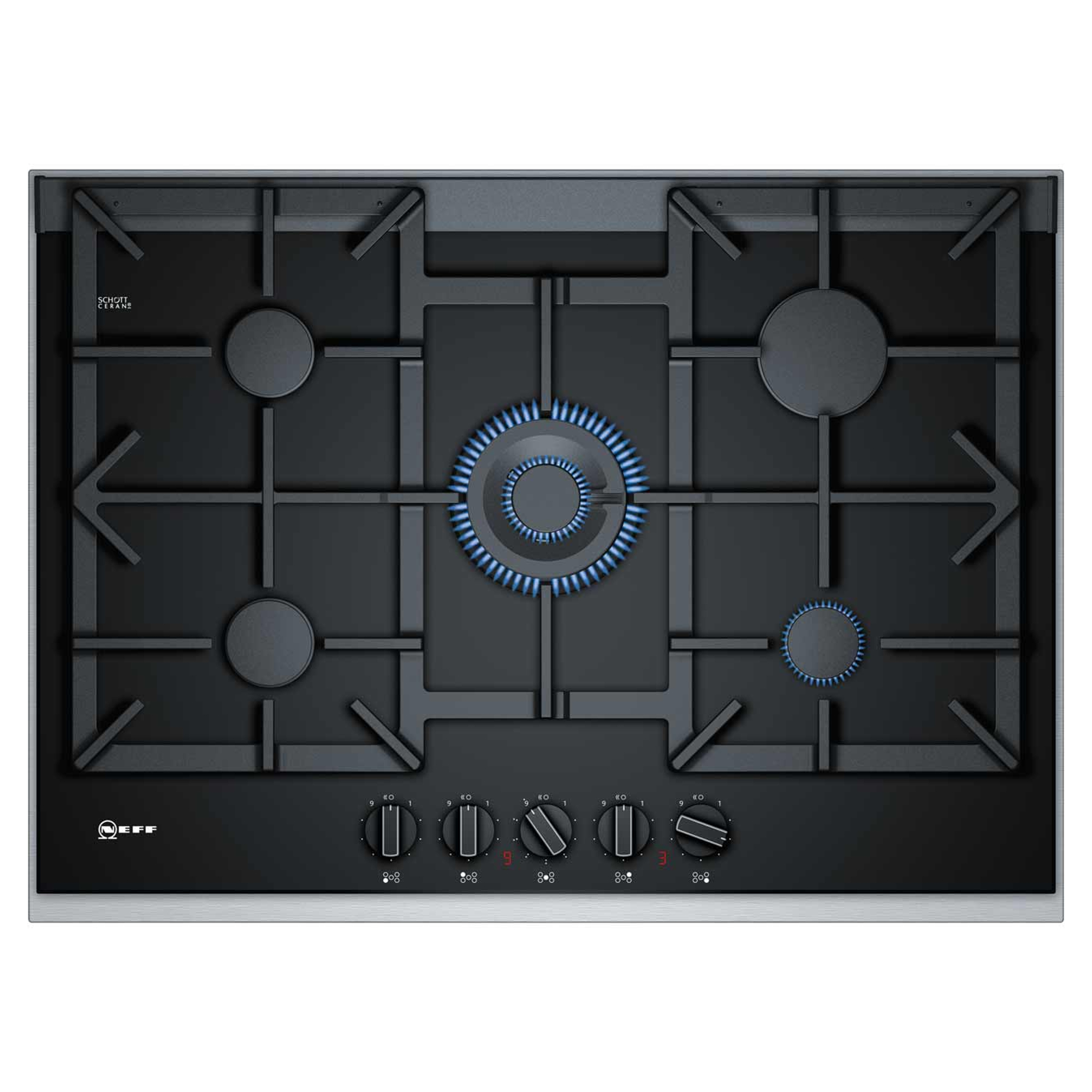 T27TA69N0 750mm Built-In 5 Burner Gas Hob