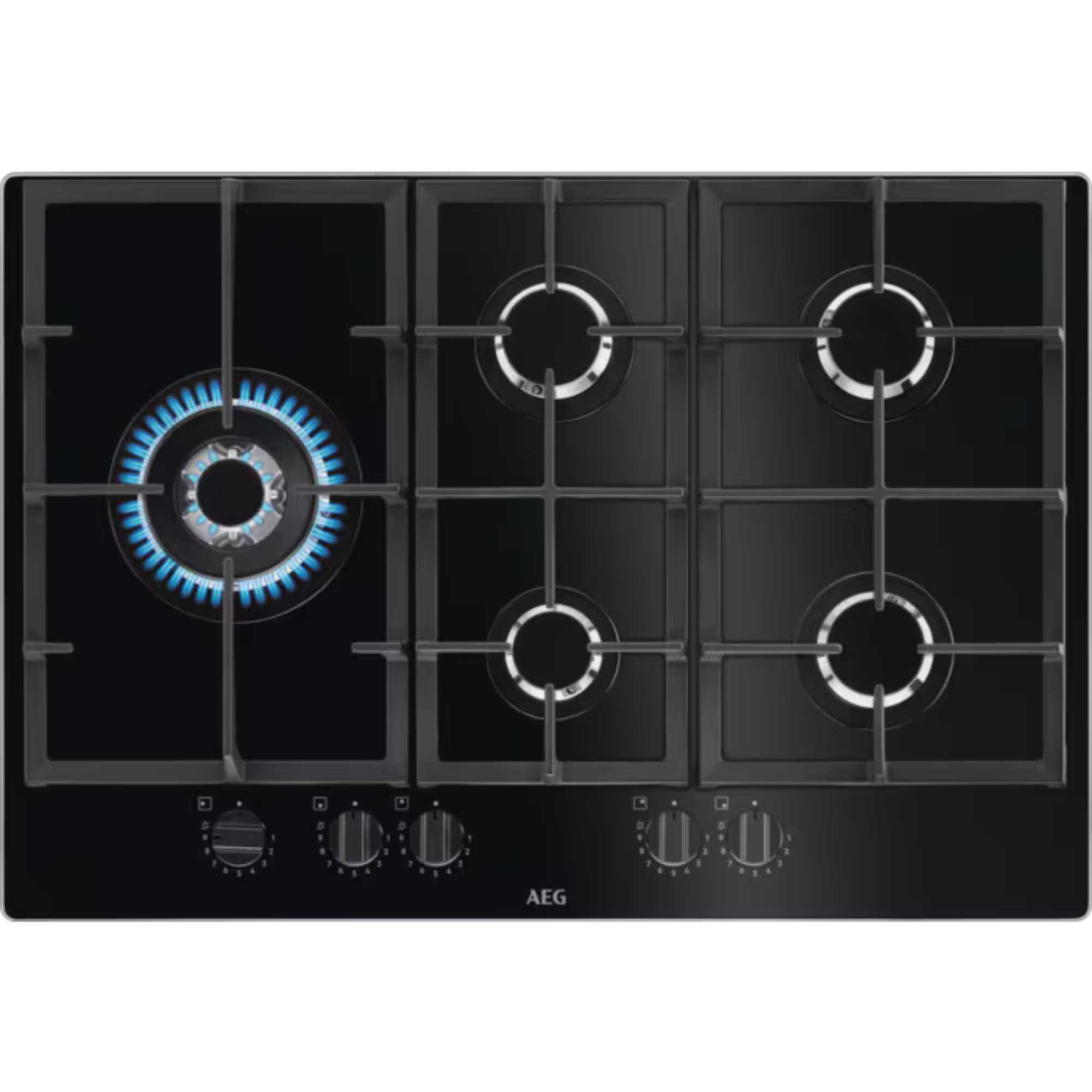 HKB75820NB 6000 75cm 5 Burner Gas Hob - Black