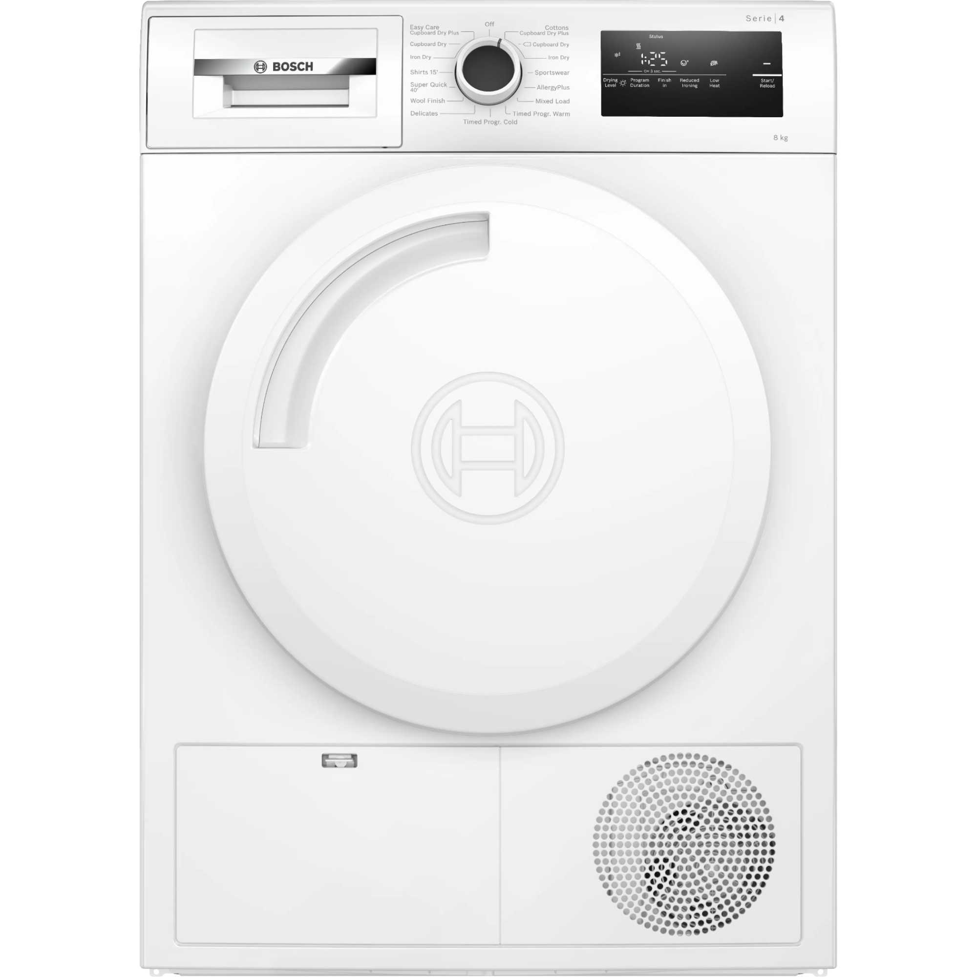 WTN83202GB Series 4 8kg Condenser Tumble Dryer - White