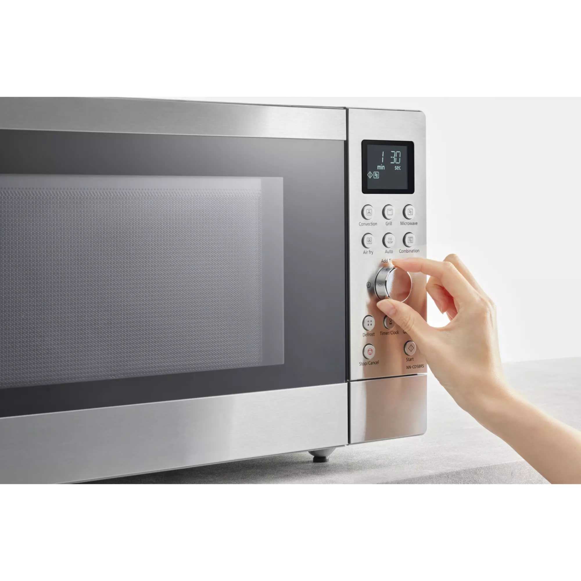 NN-CD58RSBPQ 27L 1000W Slim Inverter Microwave Grill, Oven & Air Fry
