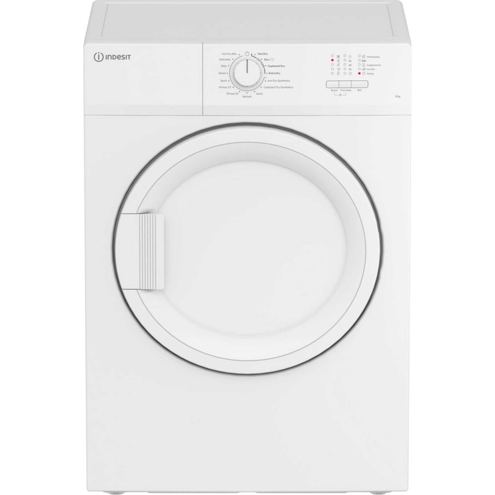 C YD A81 WWGL UK 8kg Air Vented Tumble Dryer - White