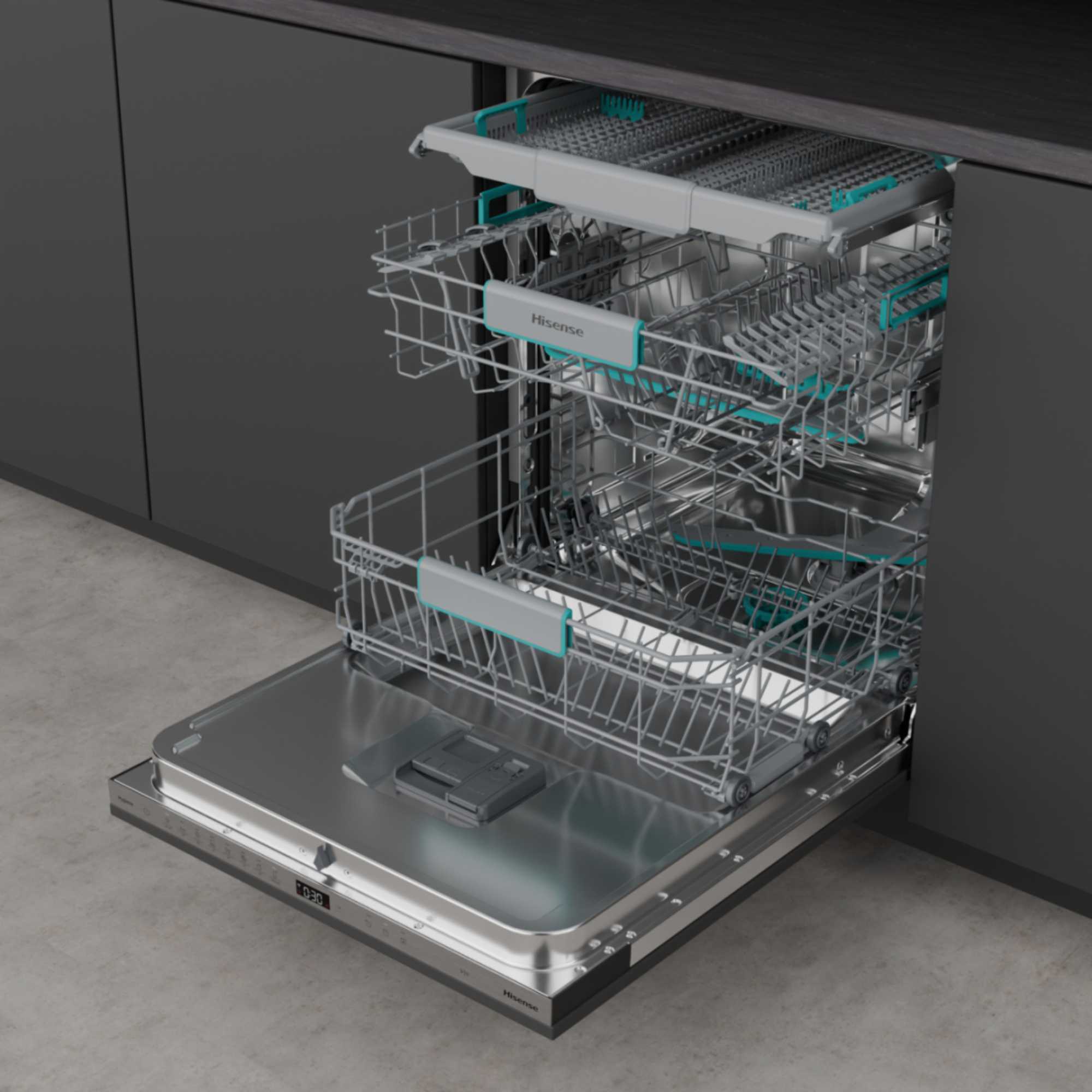HV673A60UK 60cm 16 Place Settings Fully Integrated Smart Dishwasher