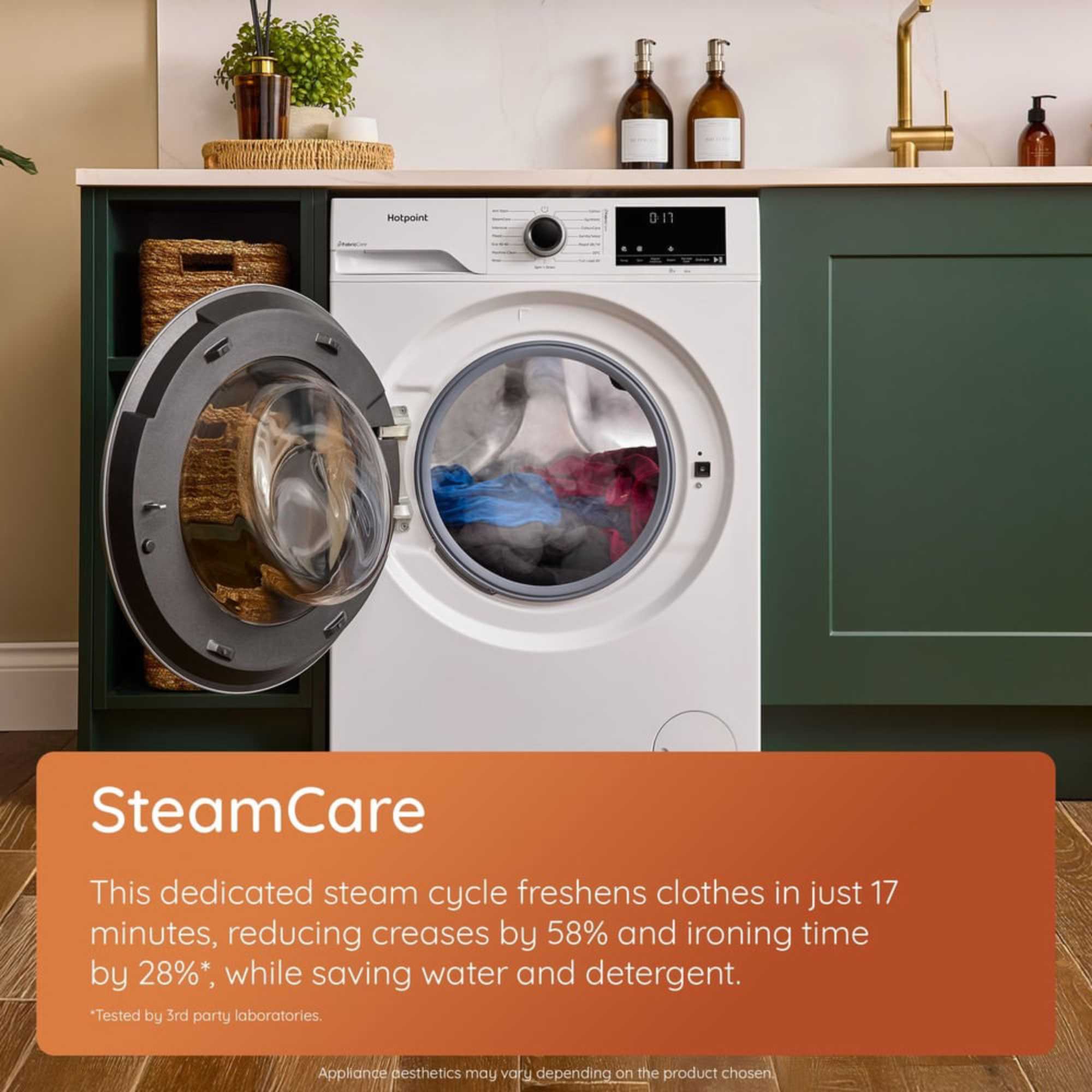 Fabric Care with PetHairCare 9kg 1400rpm Washing Machine - HB 93 CARE UK