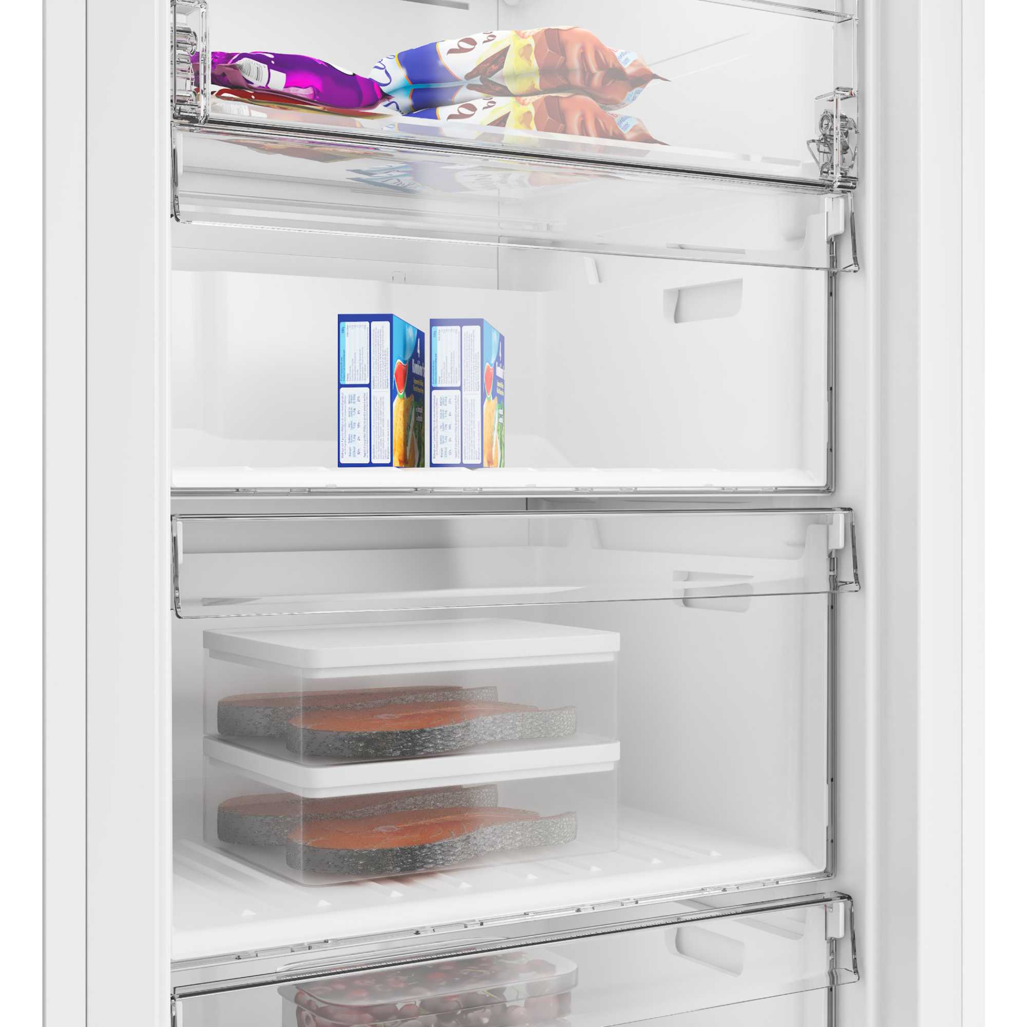 HPMFF 1292 W4UK 256L No Frost Tall Freezer - White