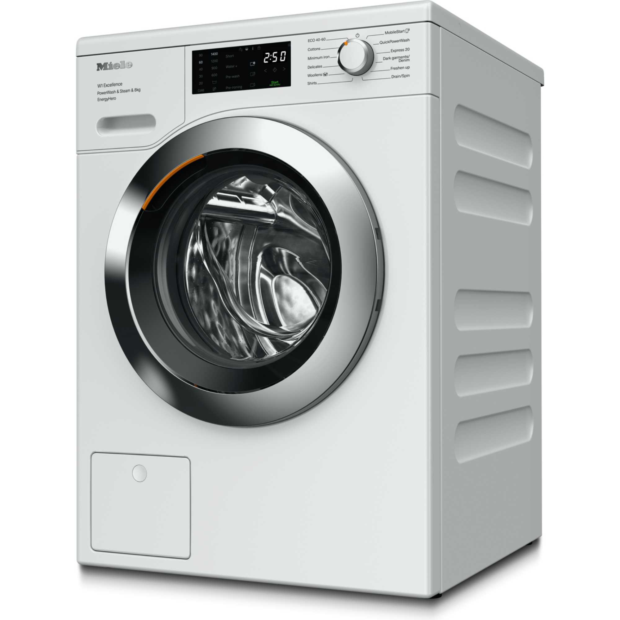 PWash&Steam 8kg 1400rpm Washing Machine - WEE385 WCS