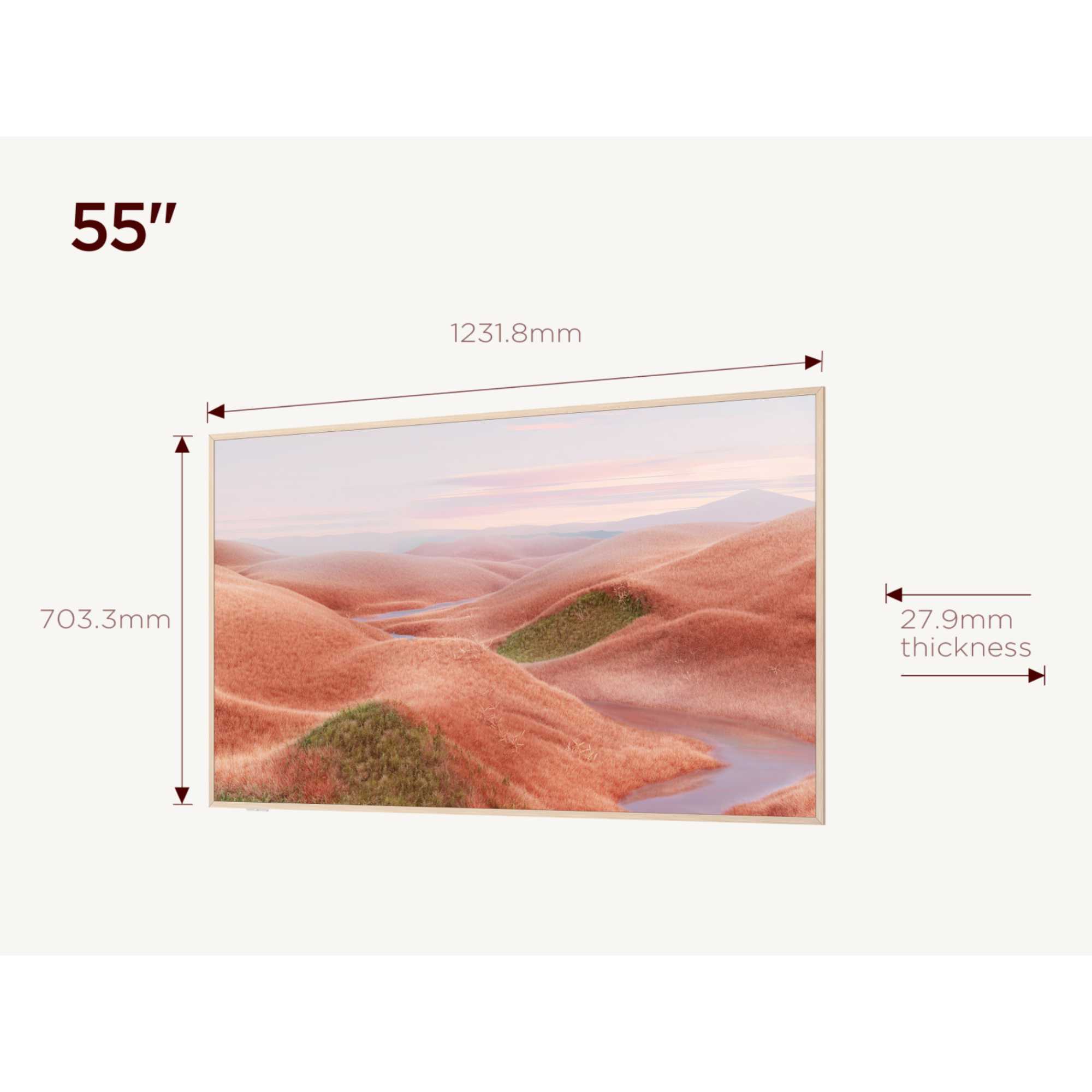 A300W 55" 4K Ultra HD QLED Canvas/Frame Lifestyle TV - 55A300W