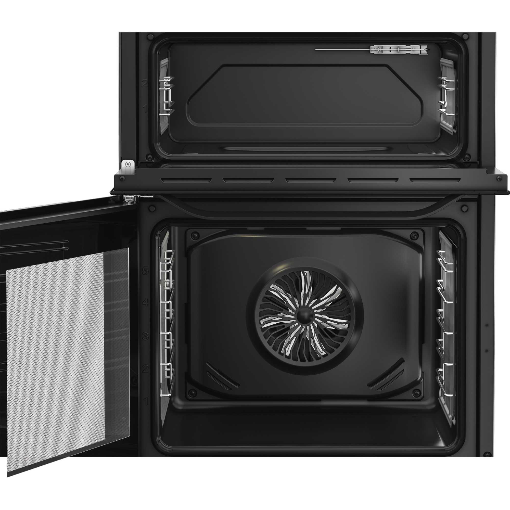 HDD6GDC2B1 Dual Fuel Double Oven Cooker - Black