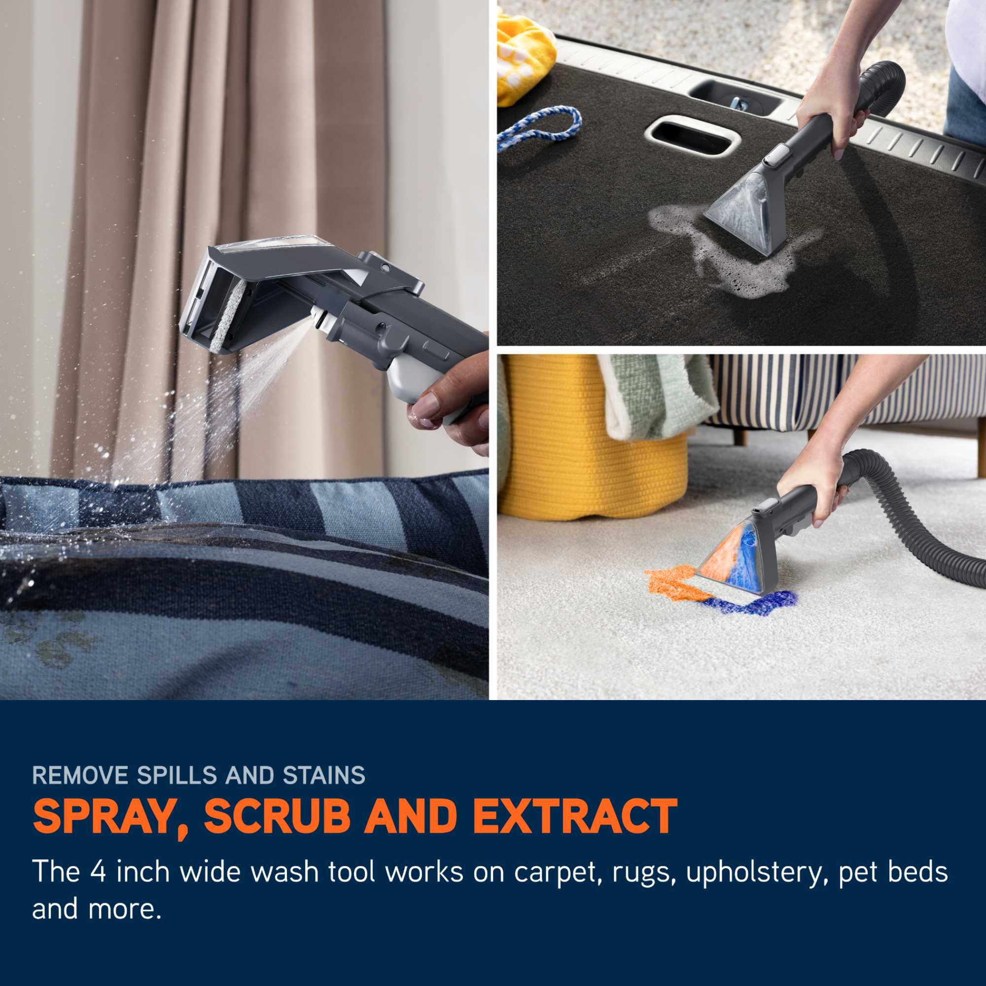 CDSW-MCXS Spotwash Mini Spot Cleaner Handheld - Grey/Red