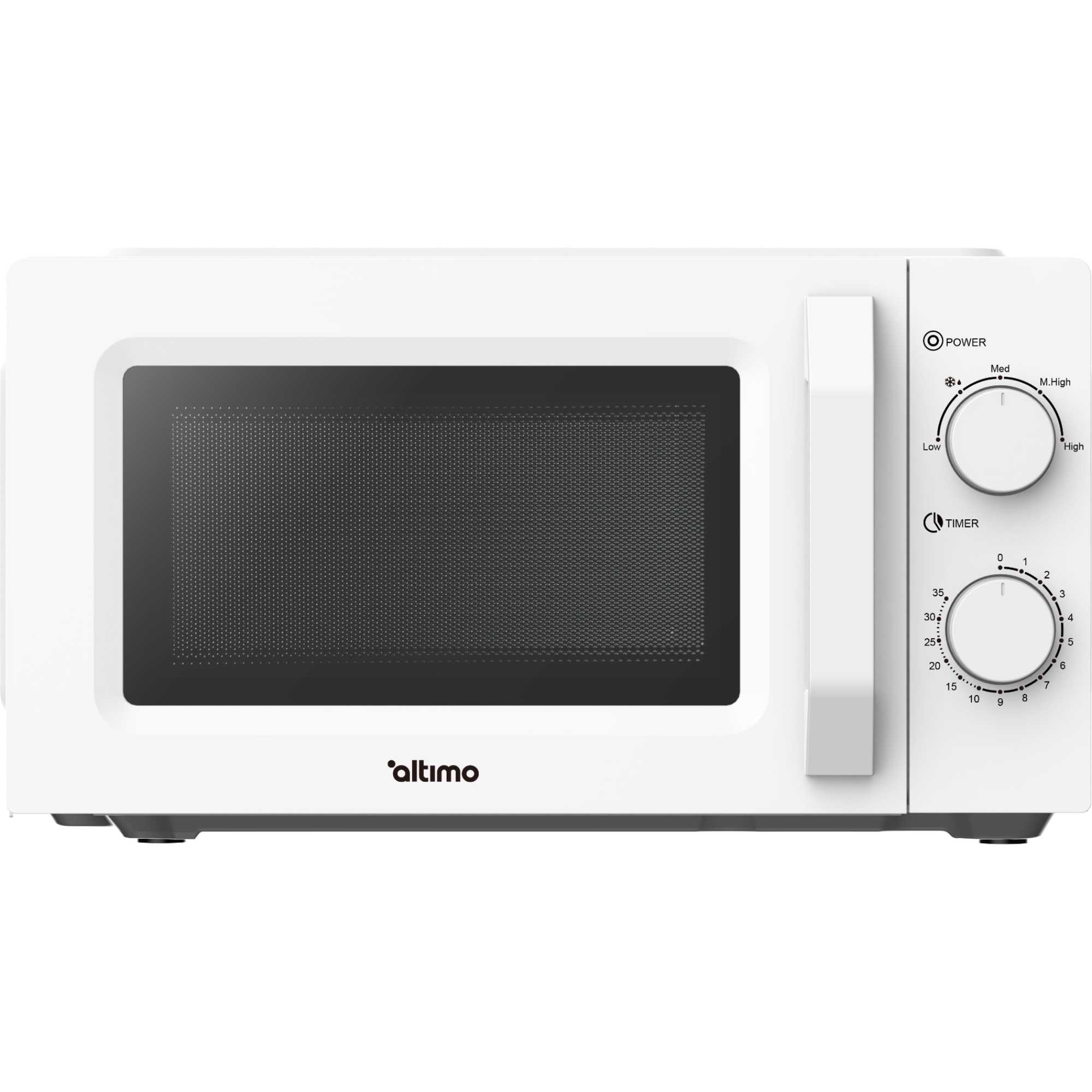 MMW701WG2 Compact Manual Control Microwave with Turntable - White