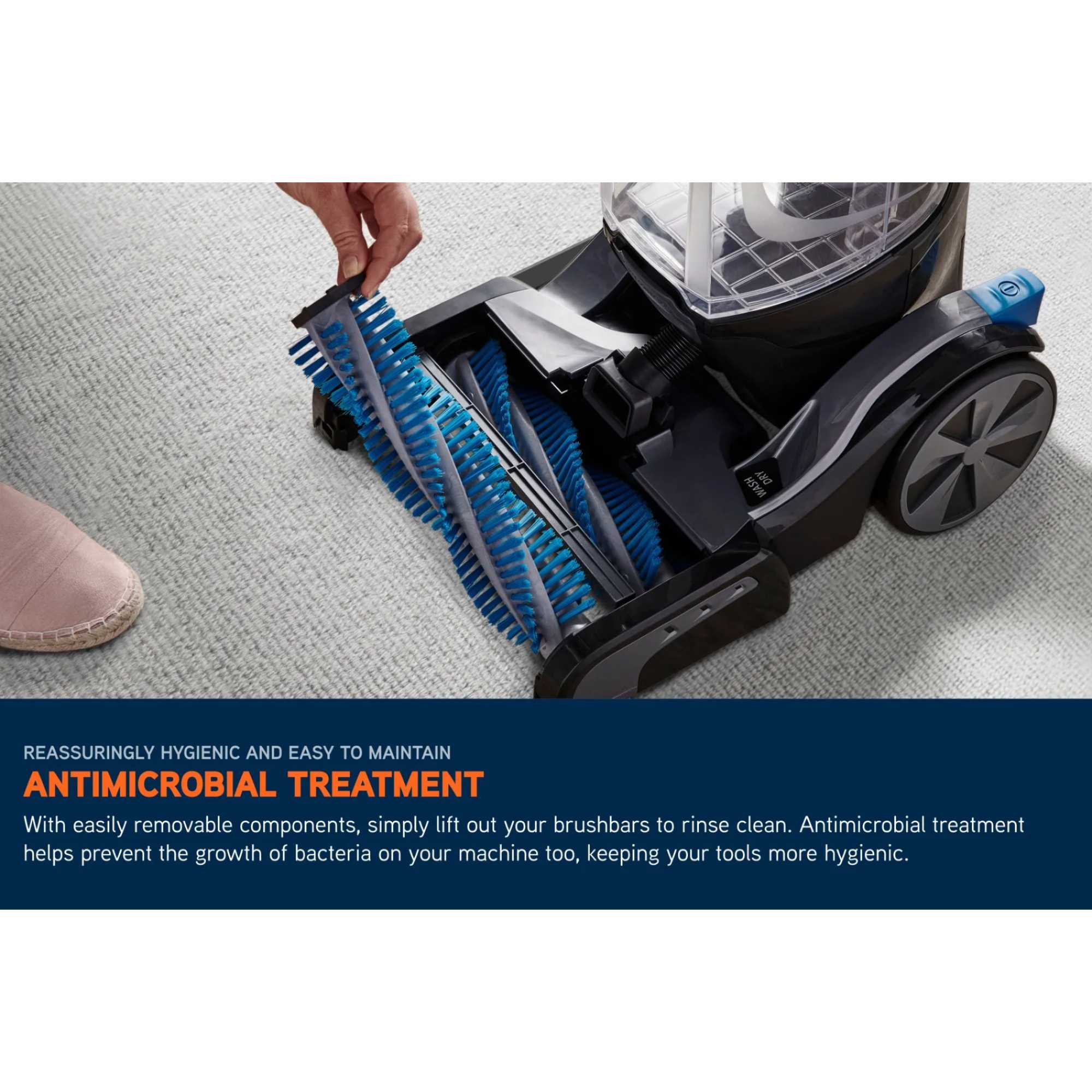 CDCW-SWXS Platinum SmartWash Carpet Cleaner - Black/Blue