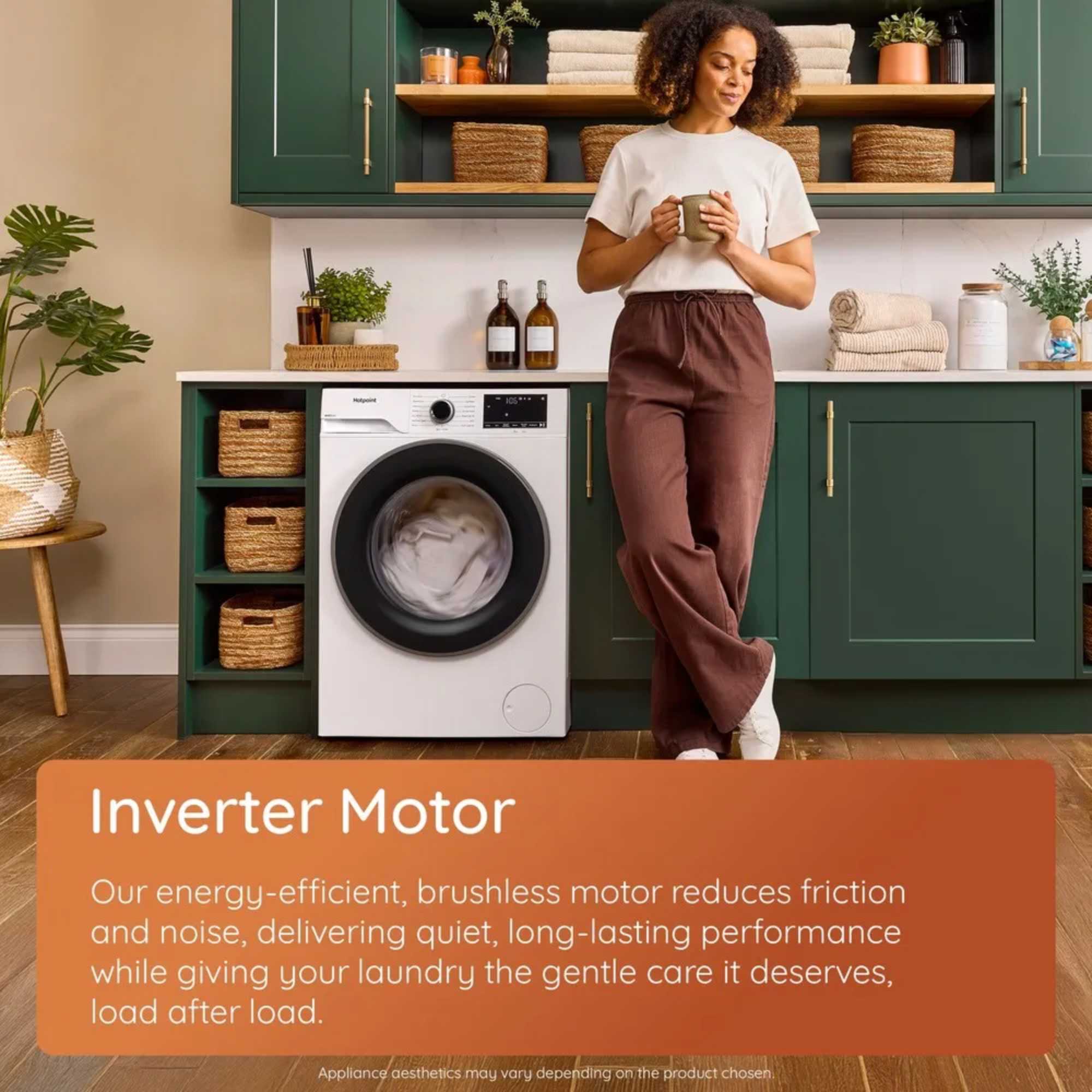 H101ANTISTAINUK AntiStain 10kg Washing Machine with SteamCare - White