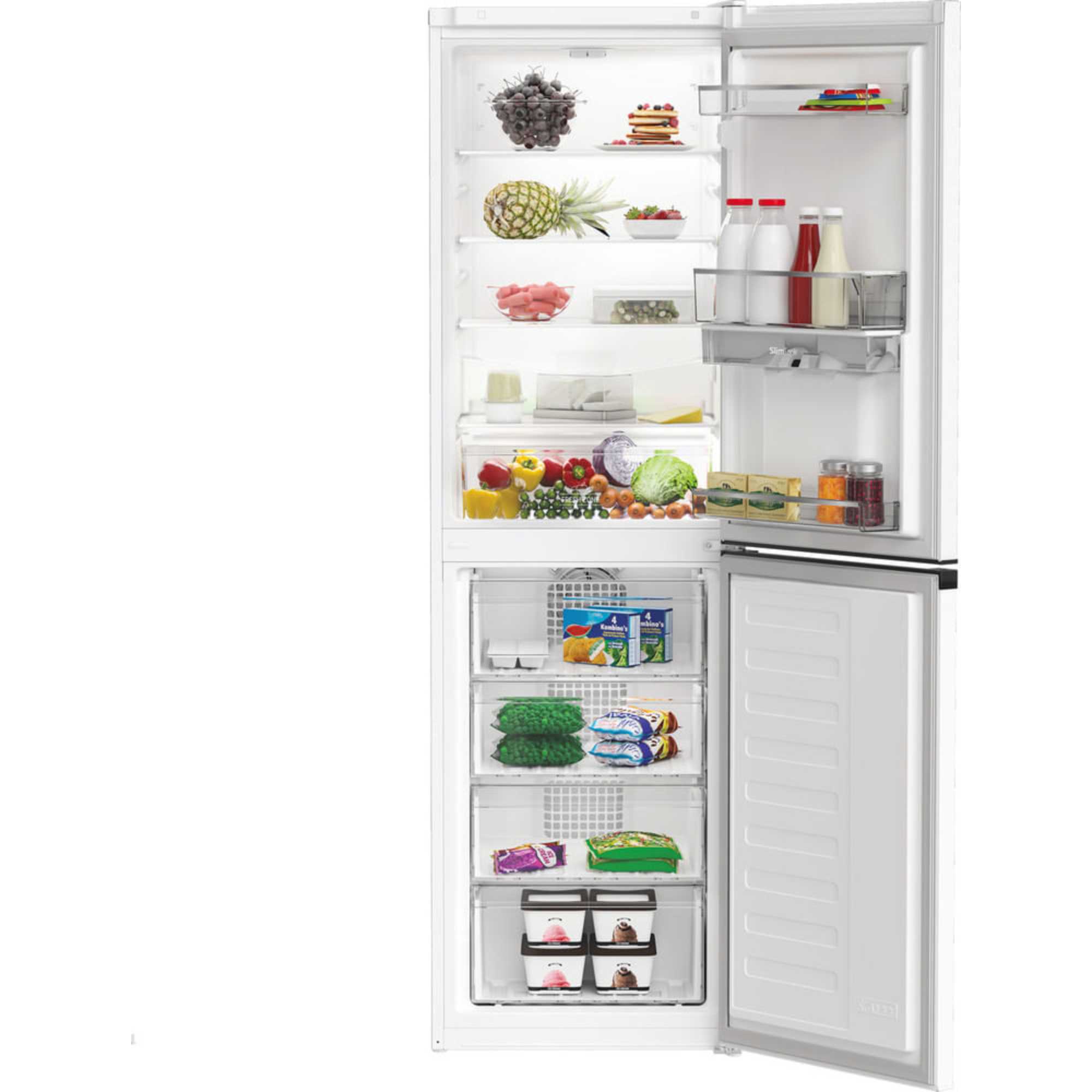 HPKH 1261W W4UK 50/50 No Frost Fridge Freezer with Water Dispenser - White