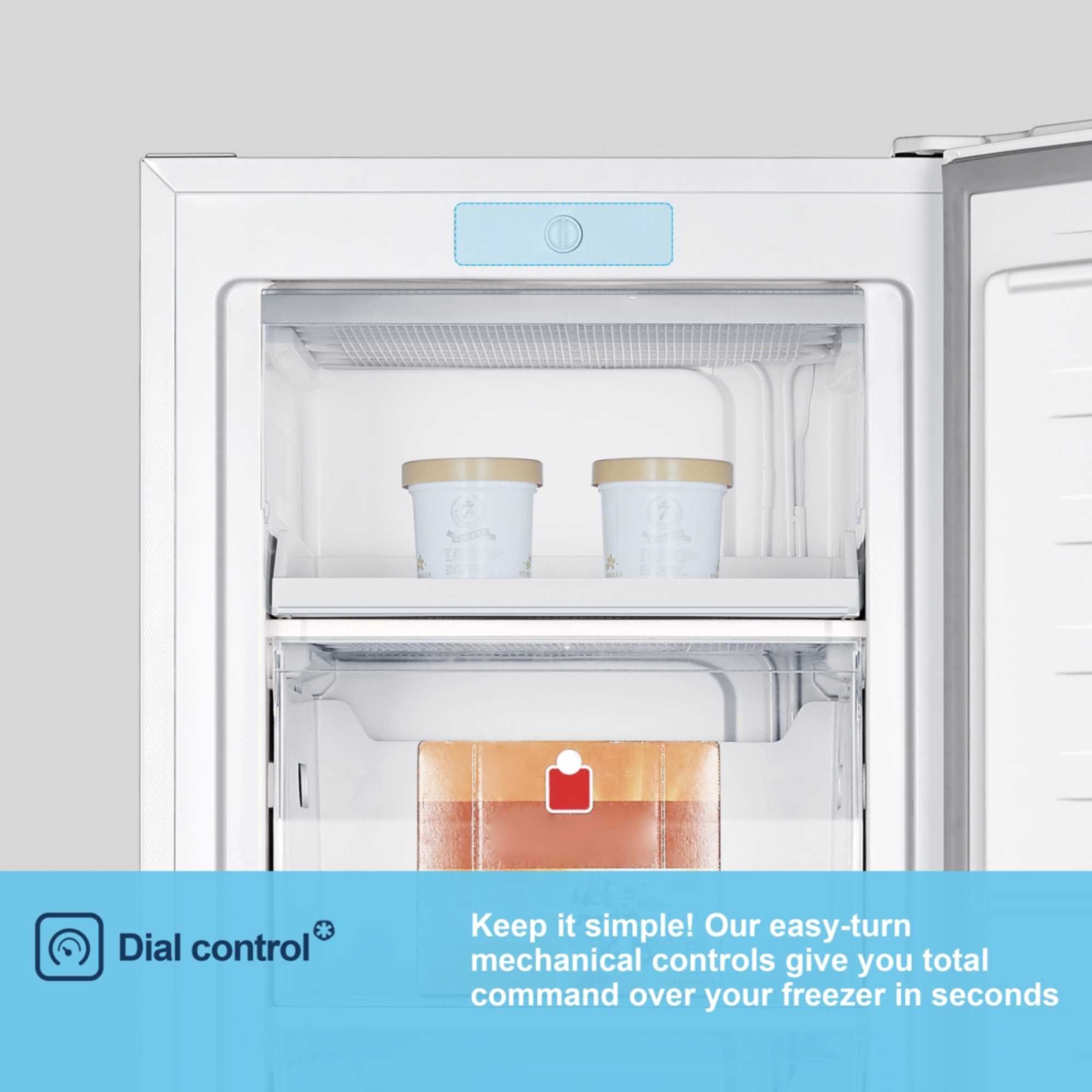 MTZ55153E 165l Tall Freezer - White