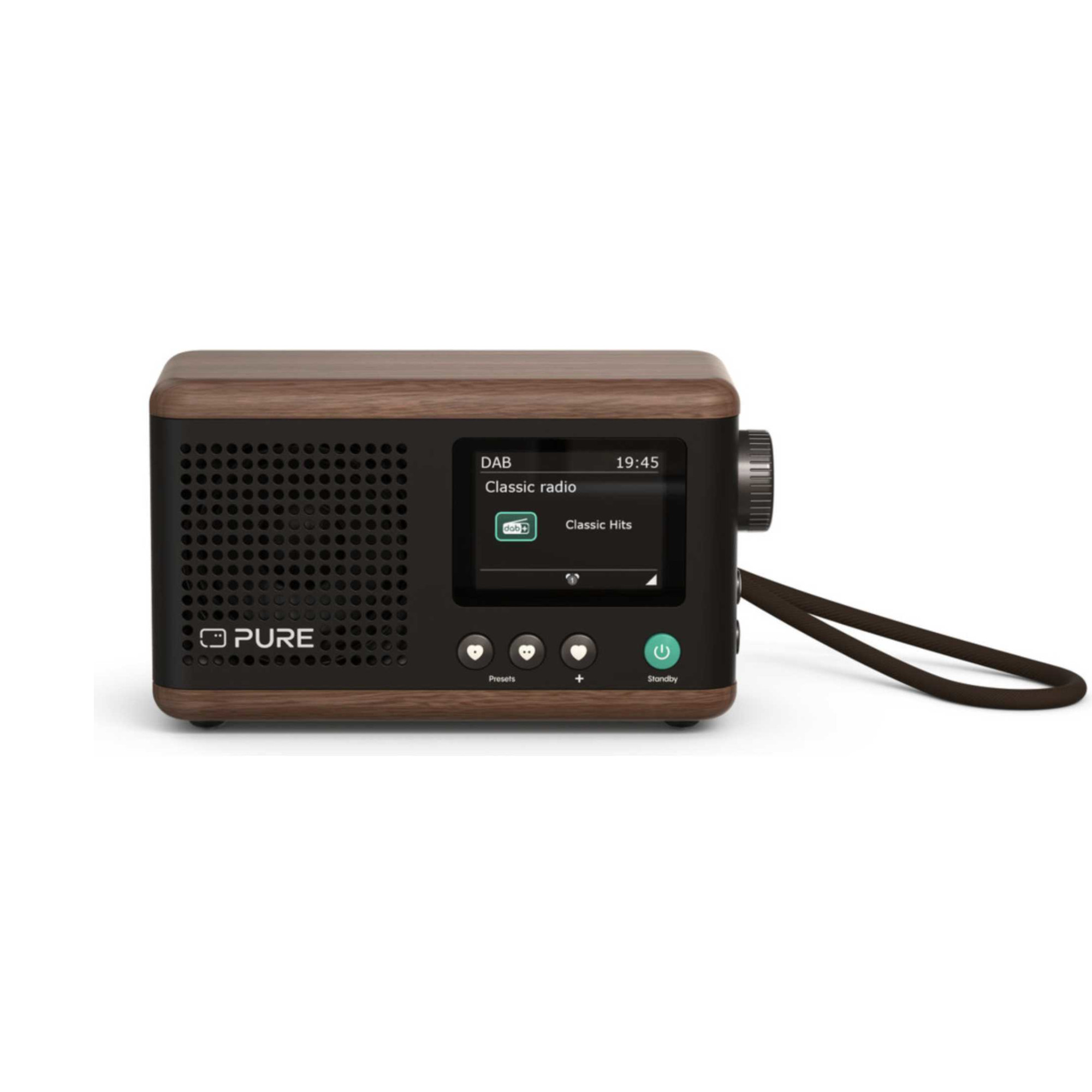 Classic Mini Portable Digital Radio - Black